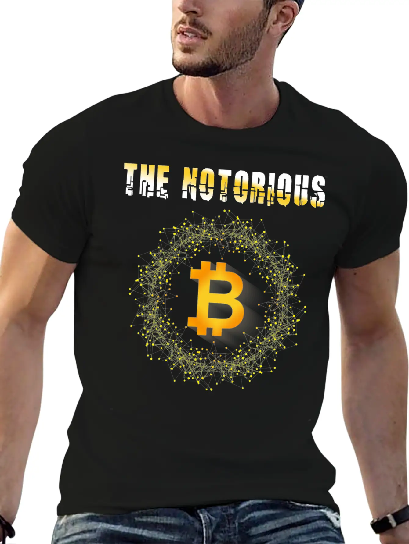 The Notorious Bitcoin -Cryptocurrency,Crypto Unisex Casual T-Shirt – Clean Design For Daily Comfort