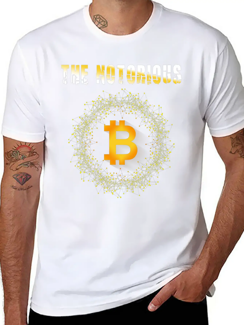 The Notorious Bitcoin -Cryptocurrency,Crypto Unisex Casual T-Shirt – Clean Design For Daily Comfort