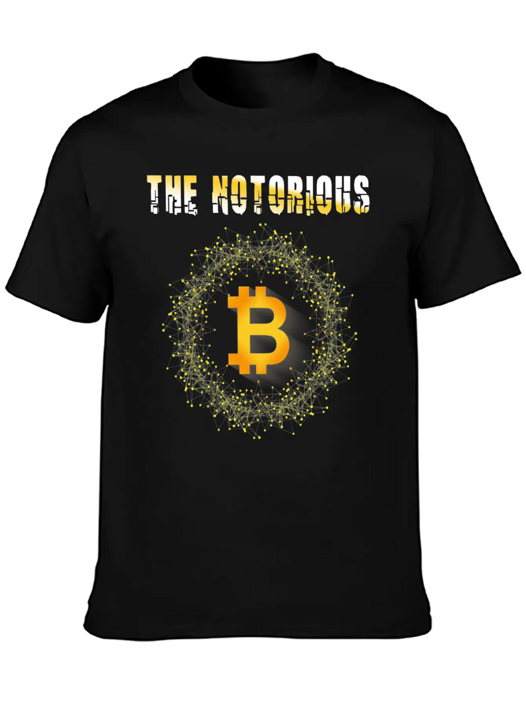 The Notorious Bitcoin -Cryptocurrency,Crypto Unisex Casual T-Shirt – Clean Design For Daily Comfort