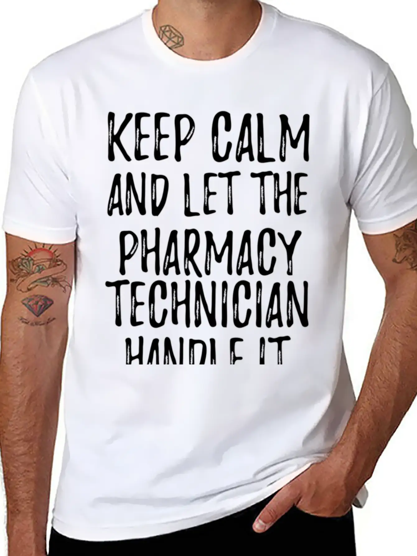 The Pharmacy Technician Breathable Soft Cotton T-Shirt – Timeless Casual Look