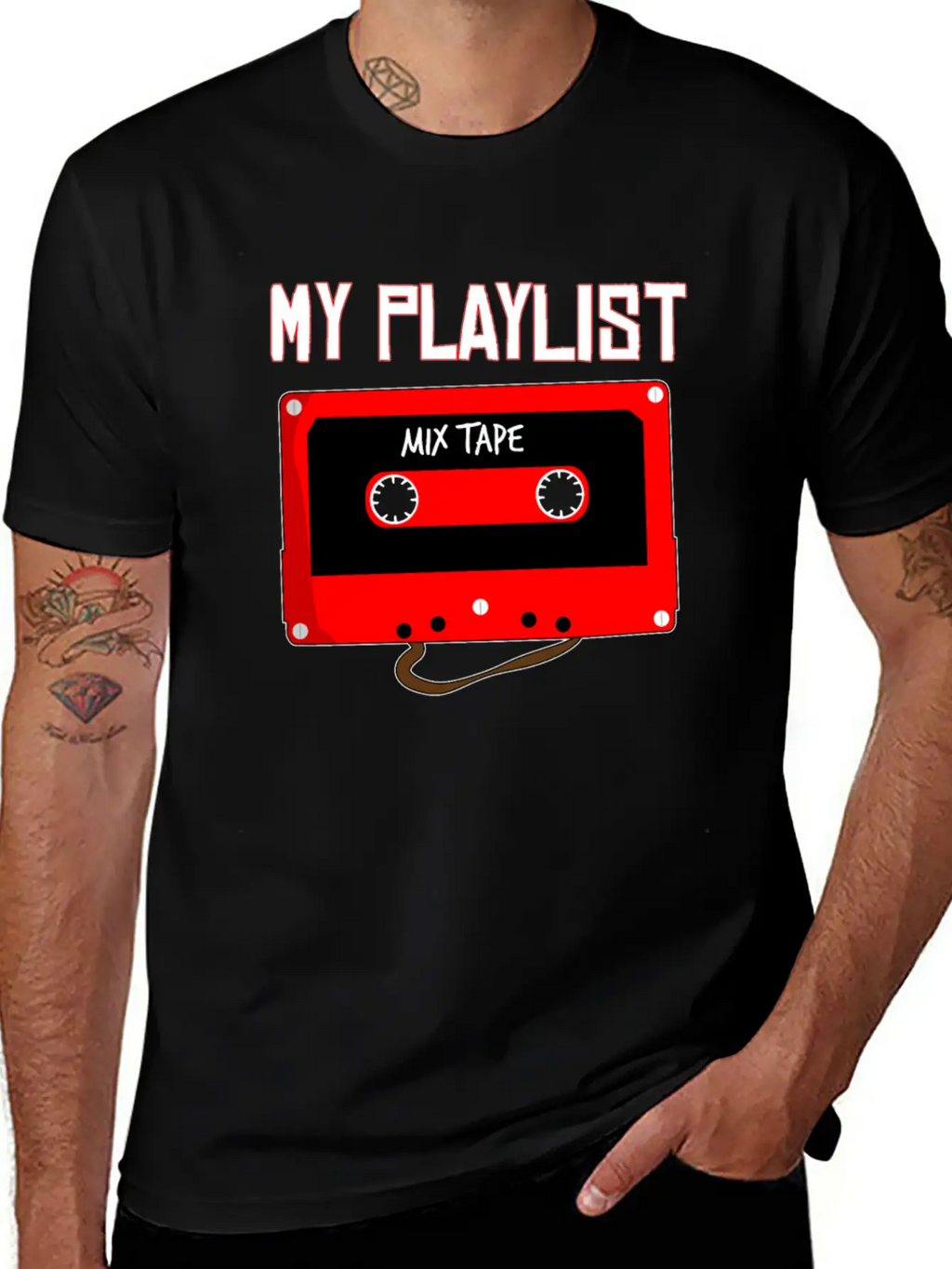 The Playlist Unisex Casual T-Shirt – Clean Design For Daily Comfort