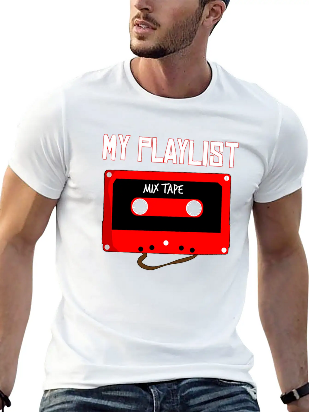 The Playlist Unisex Casual T-Shirt – Clean Design For Daily Comfort