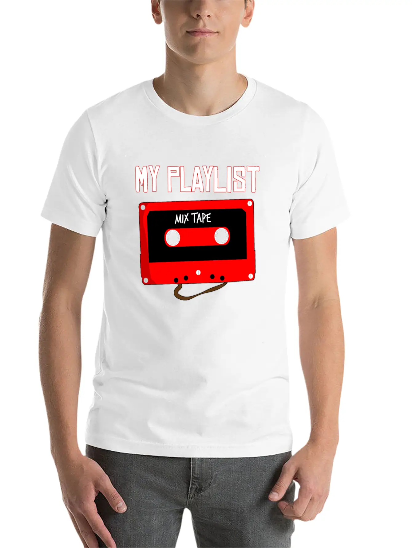 The Playlist Unisex Casual T-Shirt – Clean Design For Daily Comfort
