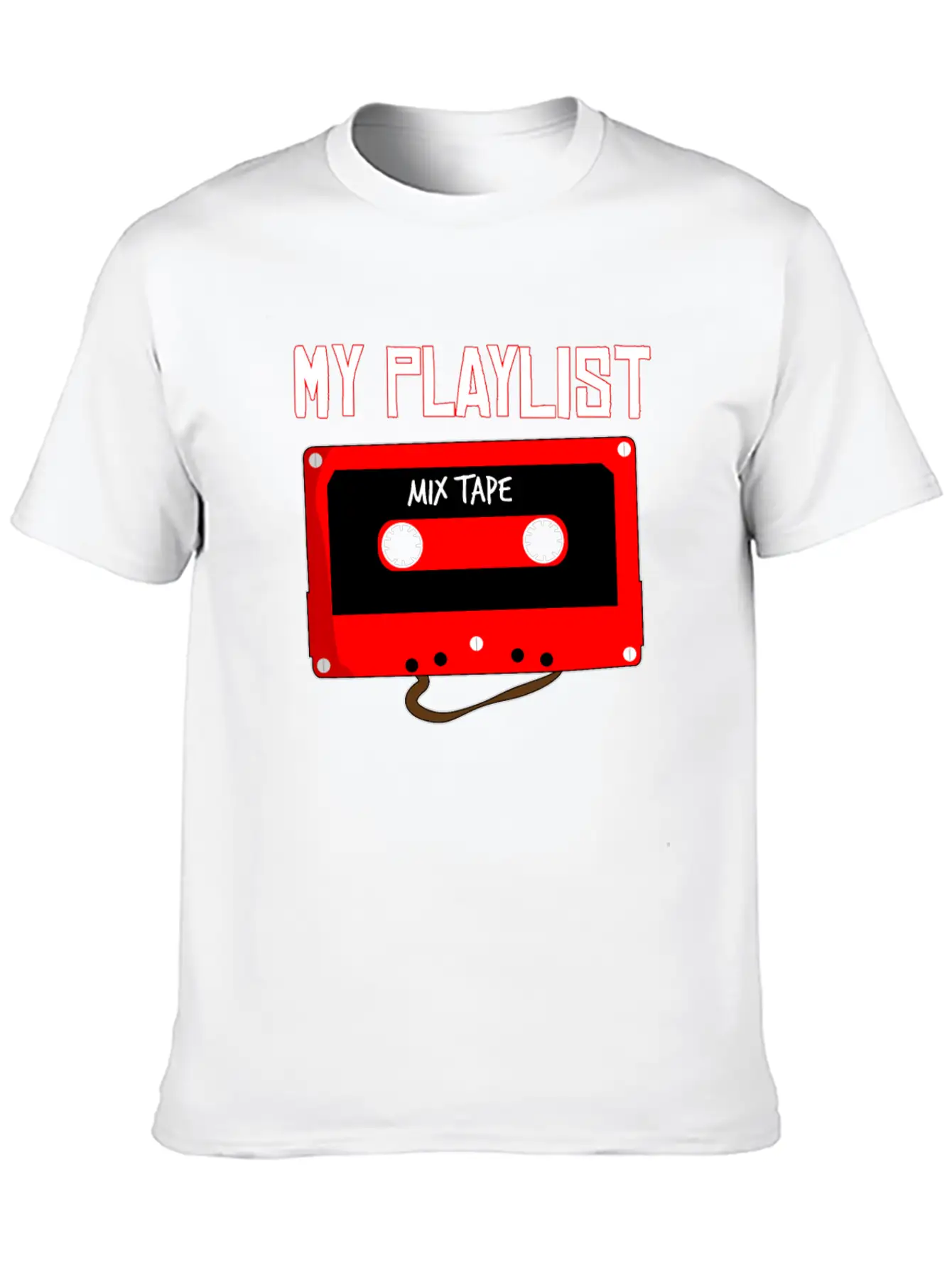 The Playlist Unisex Casual T-Shirt – Clean Design For Daily Comfort