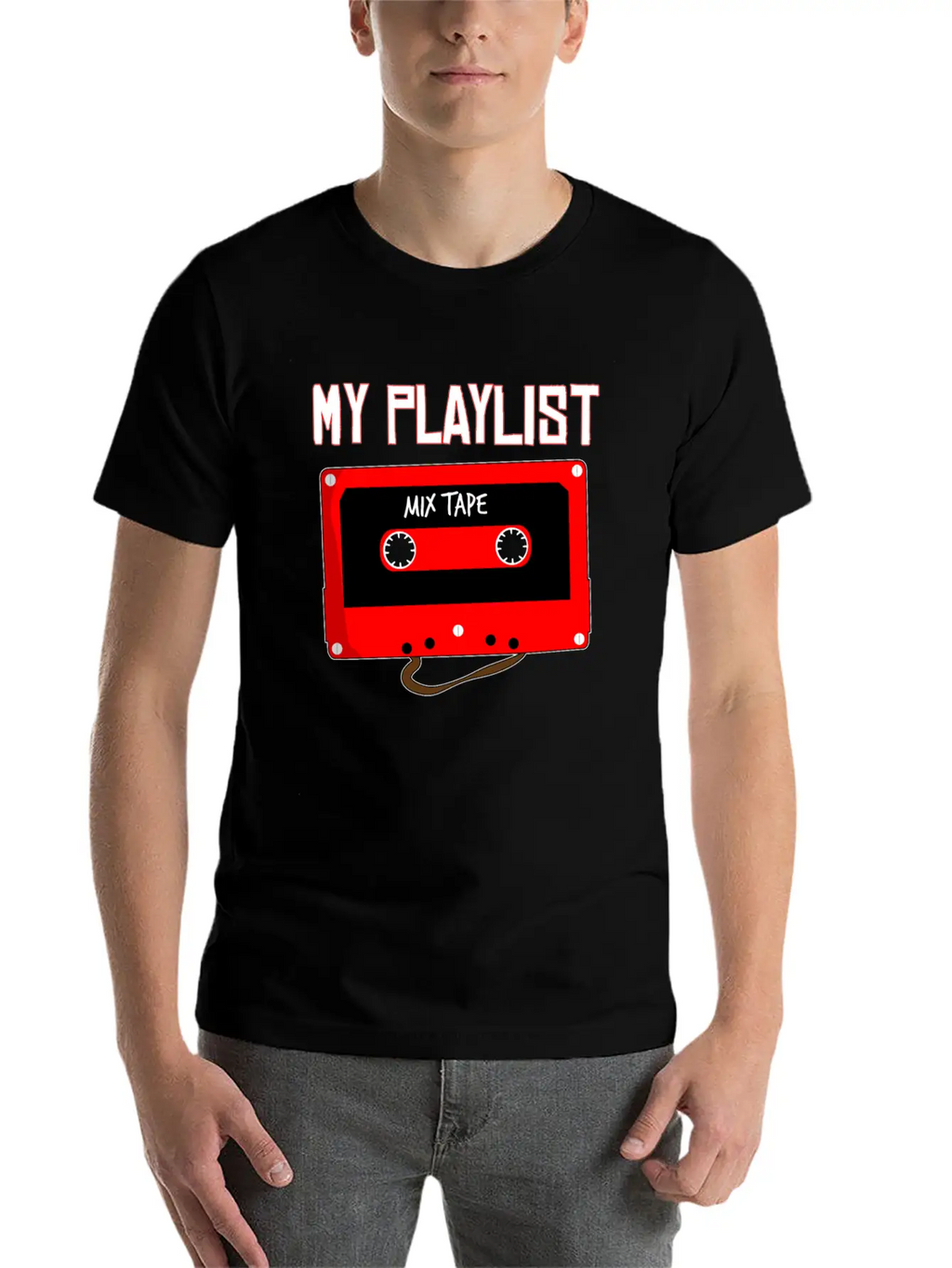 The Playlist Unisex Casual T-Shirt – Clean Design For Daily Comfort
