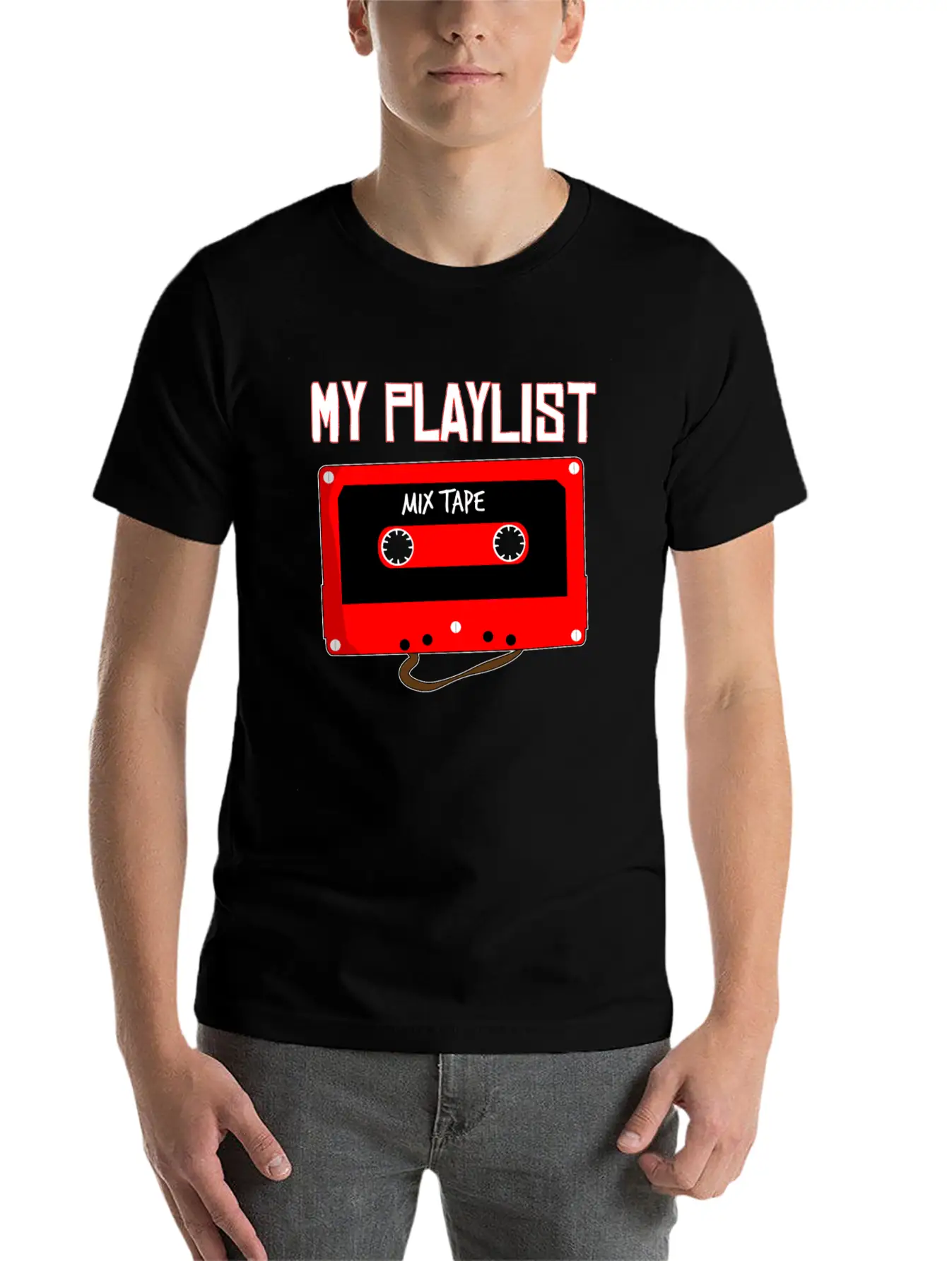 The Playlist Unisex Casual T-Shirt – Clean Design For Daily Comfort