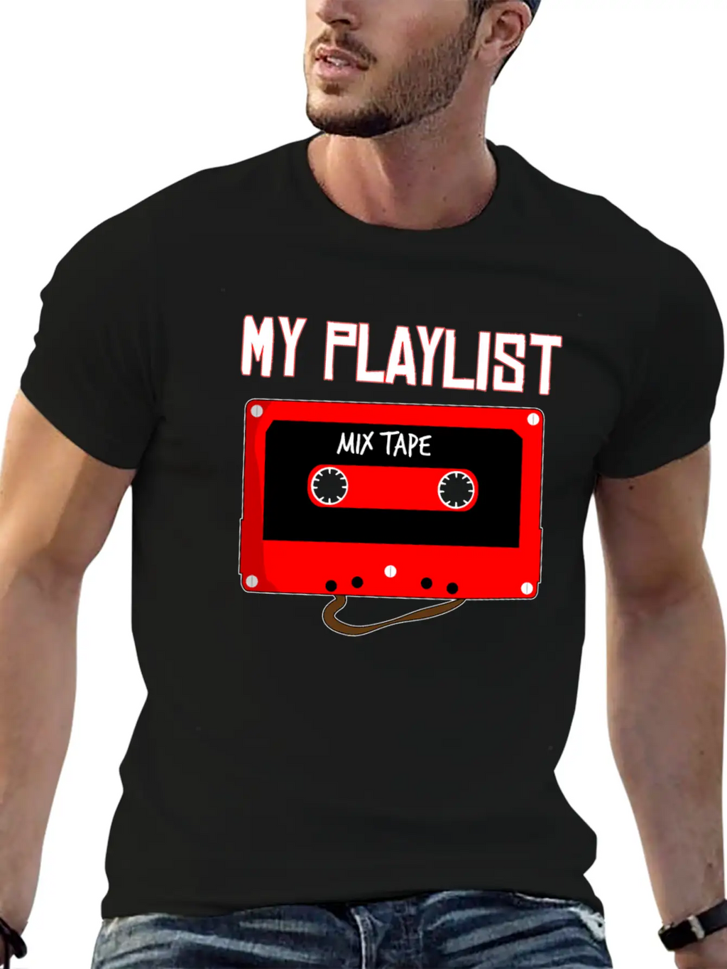 The Playlist Unisex Casual T-Shirt – Clean Design For Daily Comfort