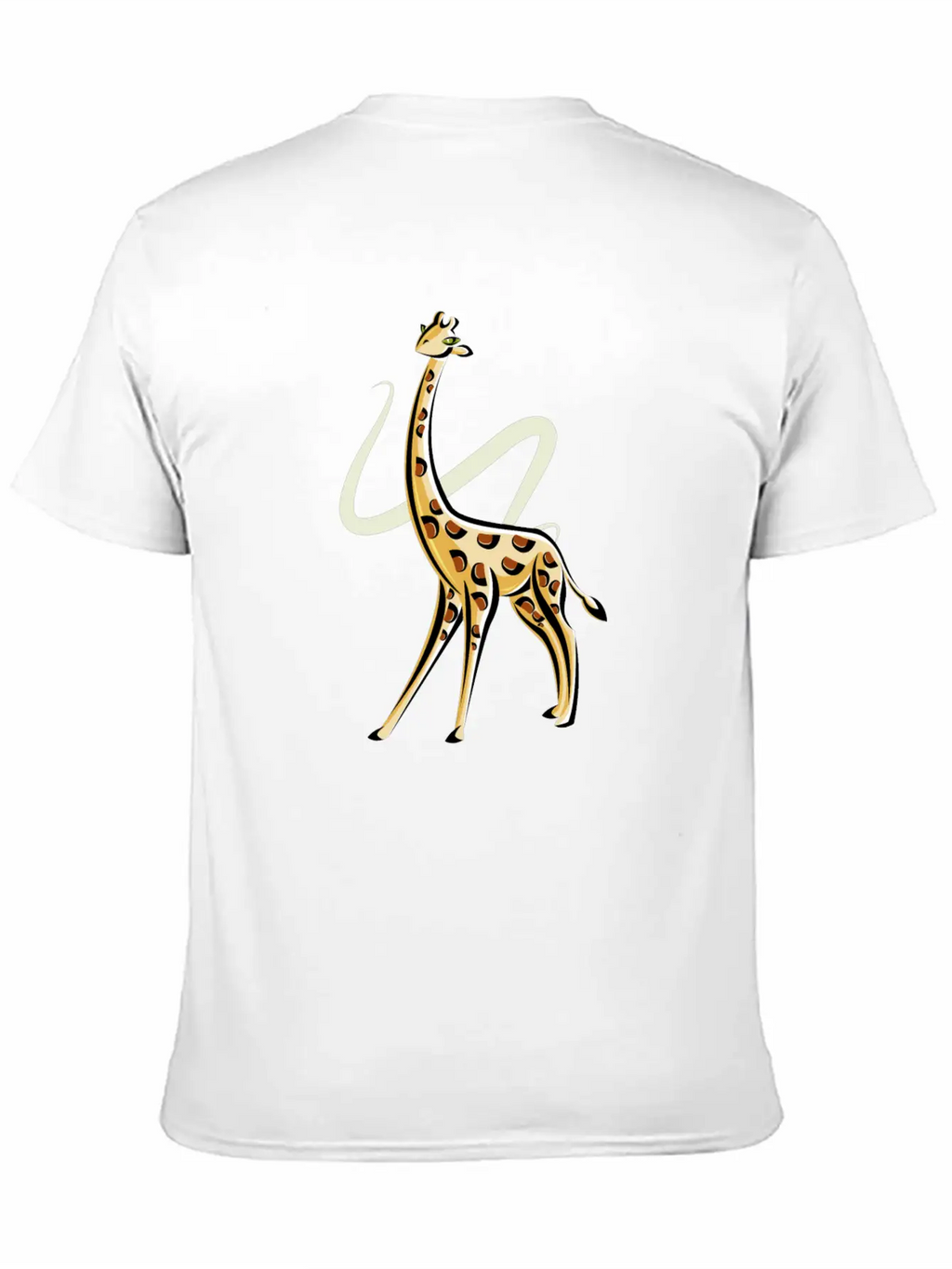 The Posing Giraffe Classic Fit Graphic Tee For Daily Comfort – Unisex Cotton Shirt