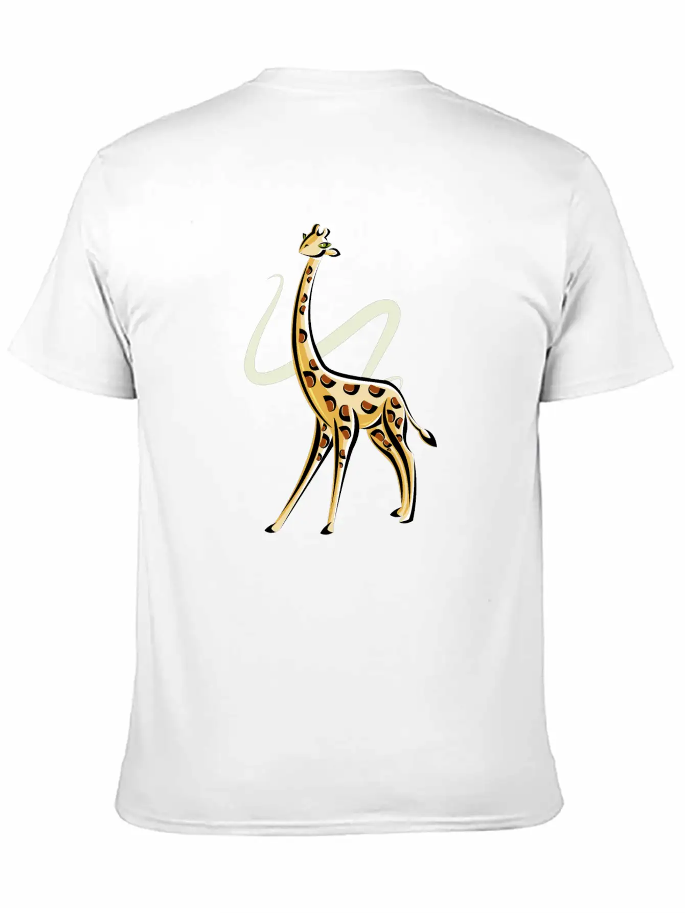 The Posing Giraffe Classic Fit Graphic Tee For Daily Comfort – Unisex Cotton Shirt