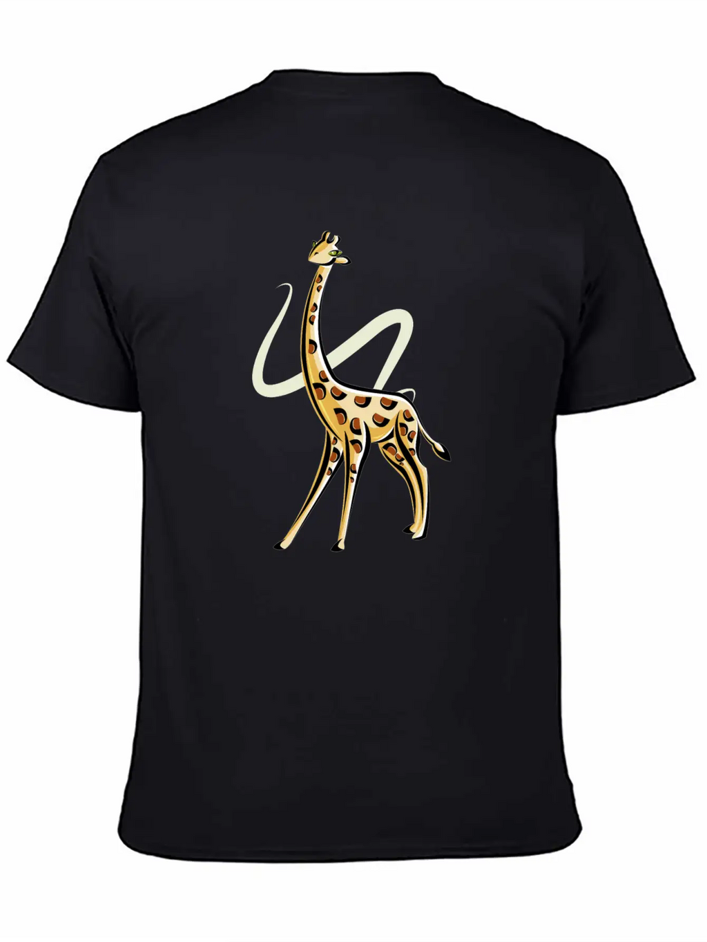 The Posing Giraffe Classic Fit Graphic Tee For Daily Comfort – Unisex Cotton Shirt