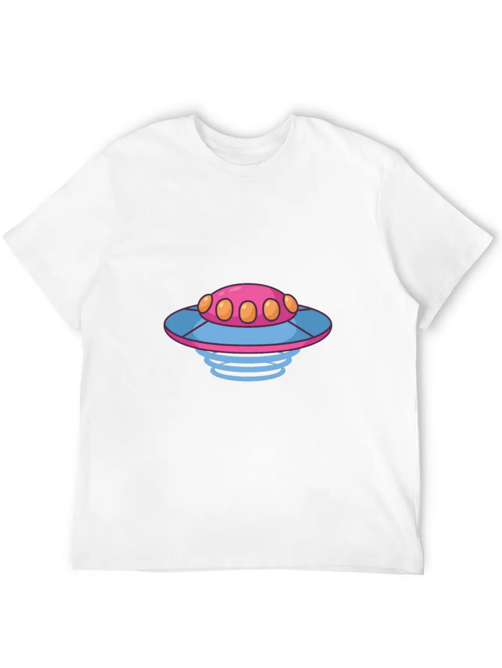 The Purple Flying Saucer Stylish Everyday T-Shirt – Unisex Basic Cotton Tee