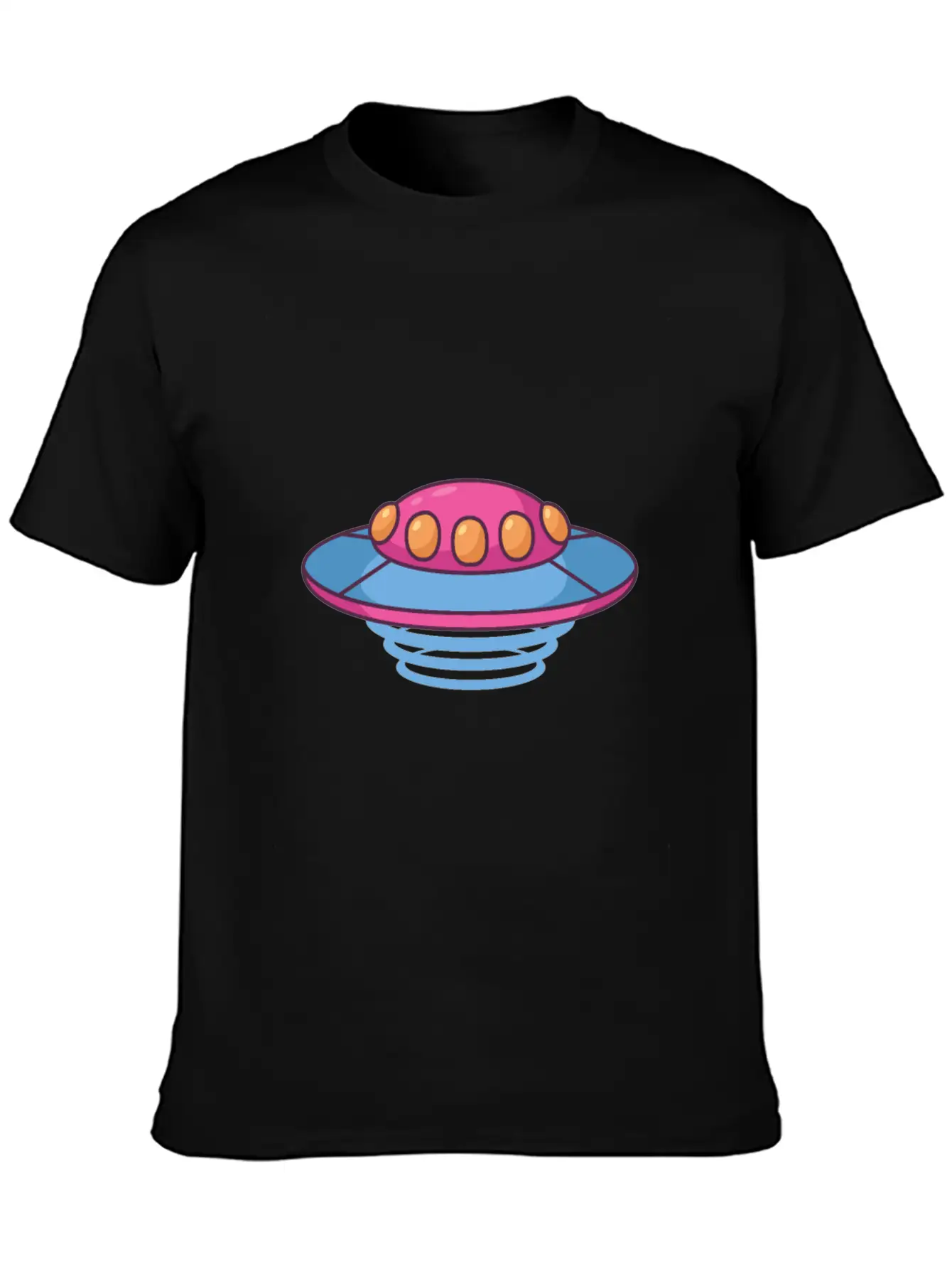 The Purple Flying Saucer Stylish Everyday T-Shirt – Unisex Basic Cotton Tee