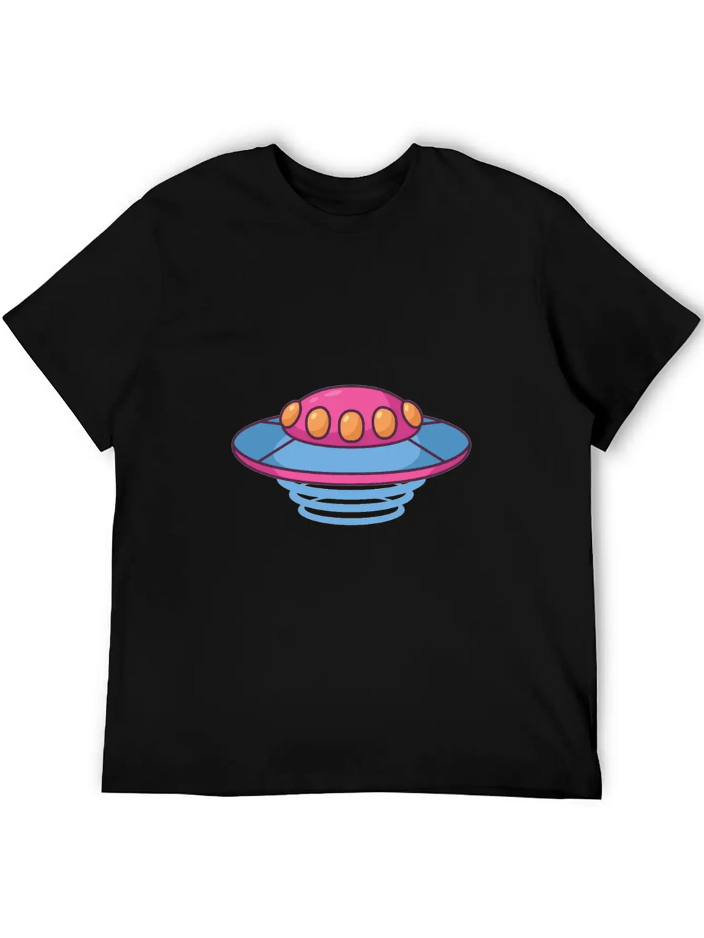 The Purple Flying Saucer Stylish Everyday T-Shirt – Unisex Basic Cotton Tee