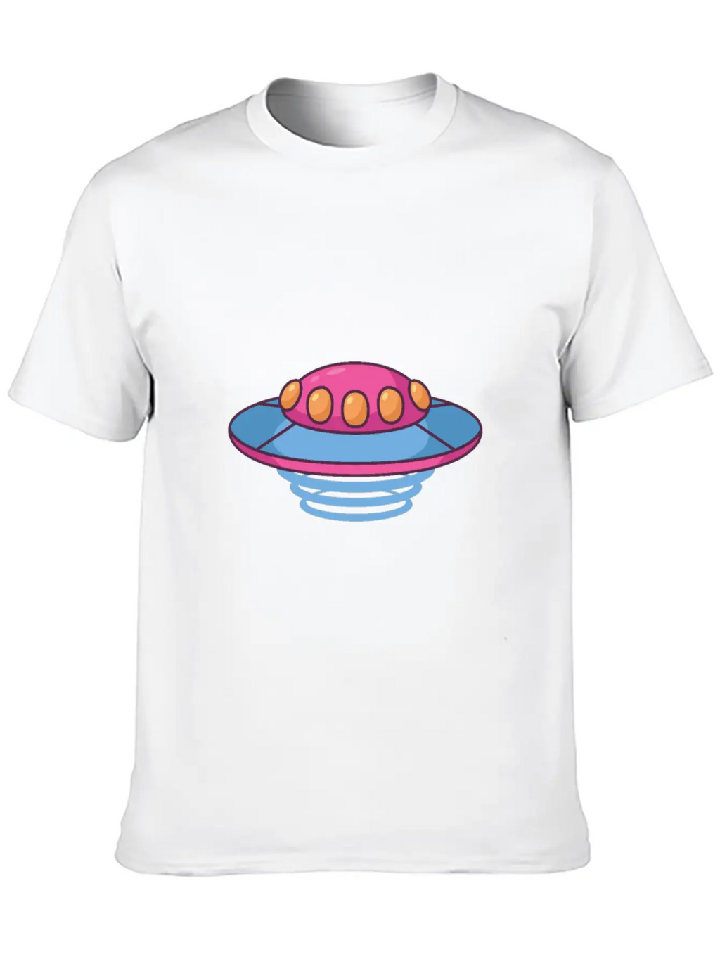 The Purple Flying Saucer Stylish Everyday T-Shirt – Unisex Basic Cotton Tee