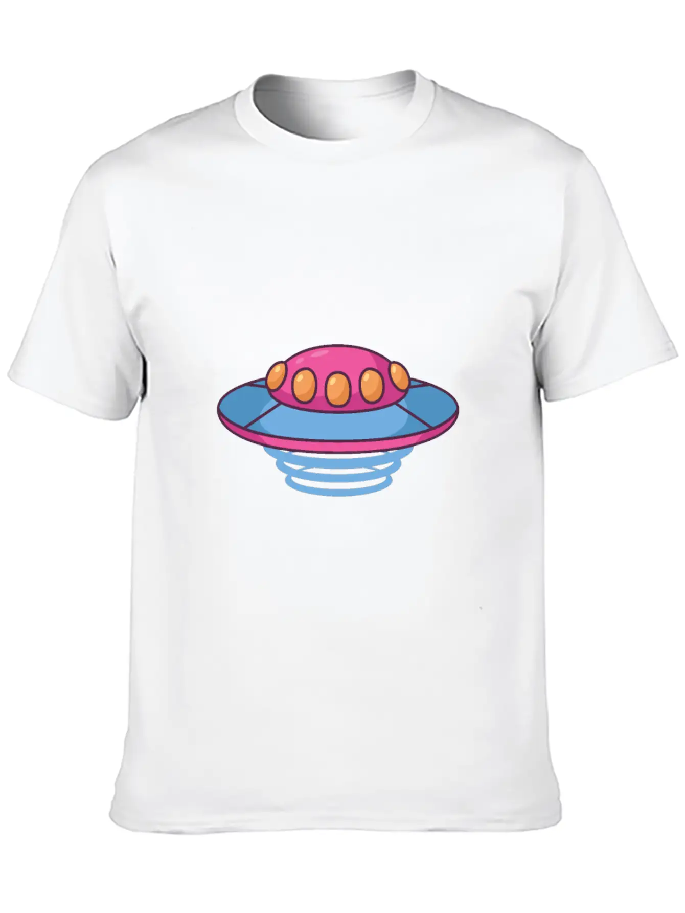 The Purple Flying Saucer Stylish Everyday T-Shirt – Unisex Basic Cotton Tee
