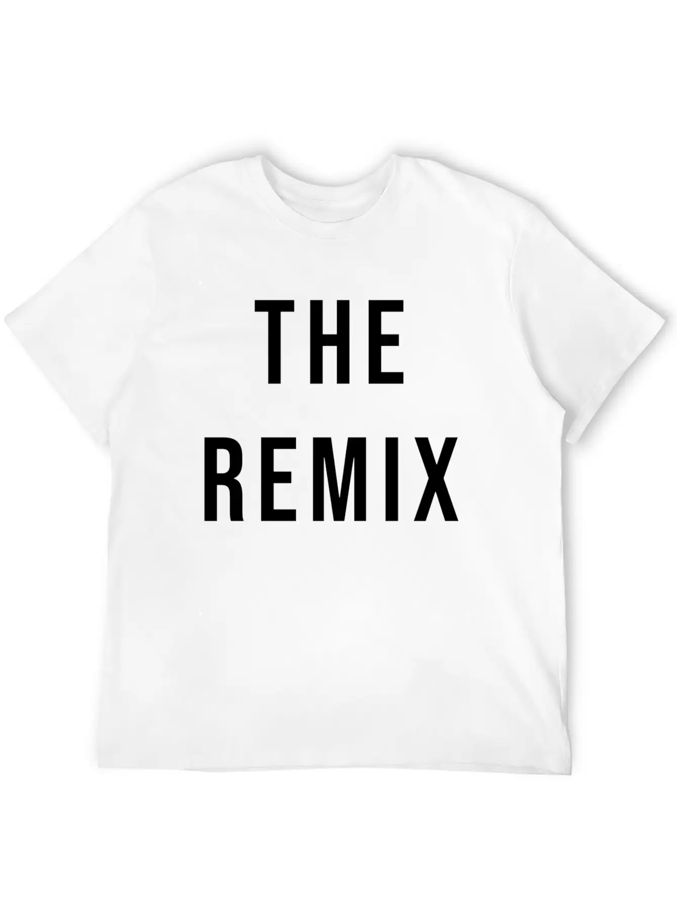 The Remix Black Essential Cotton Tee For Daily Outfits – Unisex Style