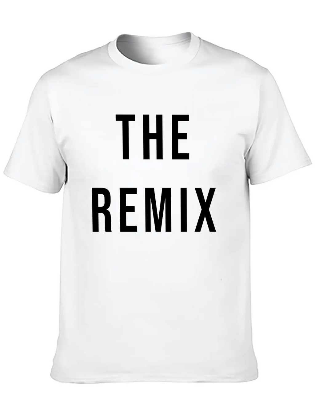 The Remix Black Essential Cotton Tee For Daily Outfits – Unisex Style