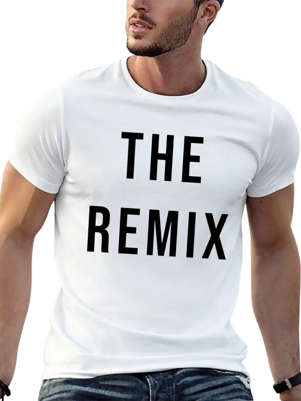 The Remix Black Essential Cotton Tee For Daily Outfits – Unisex Style
