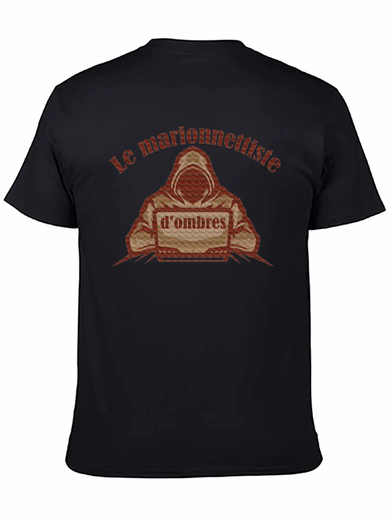 The Shadow Puppeteer | Le Marionnettiste D'ombres Unisex Short Sleeve Soft Cotton T-Shirt – Casual Everyday Wear