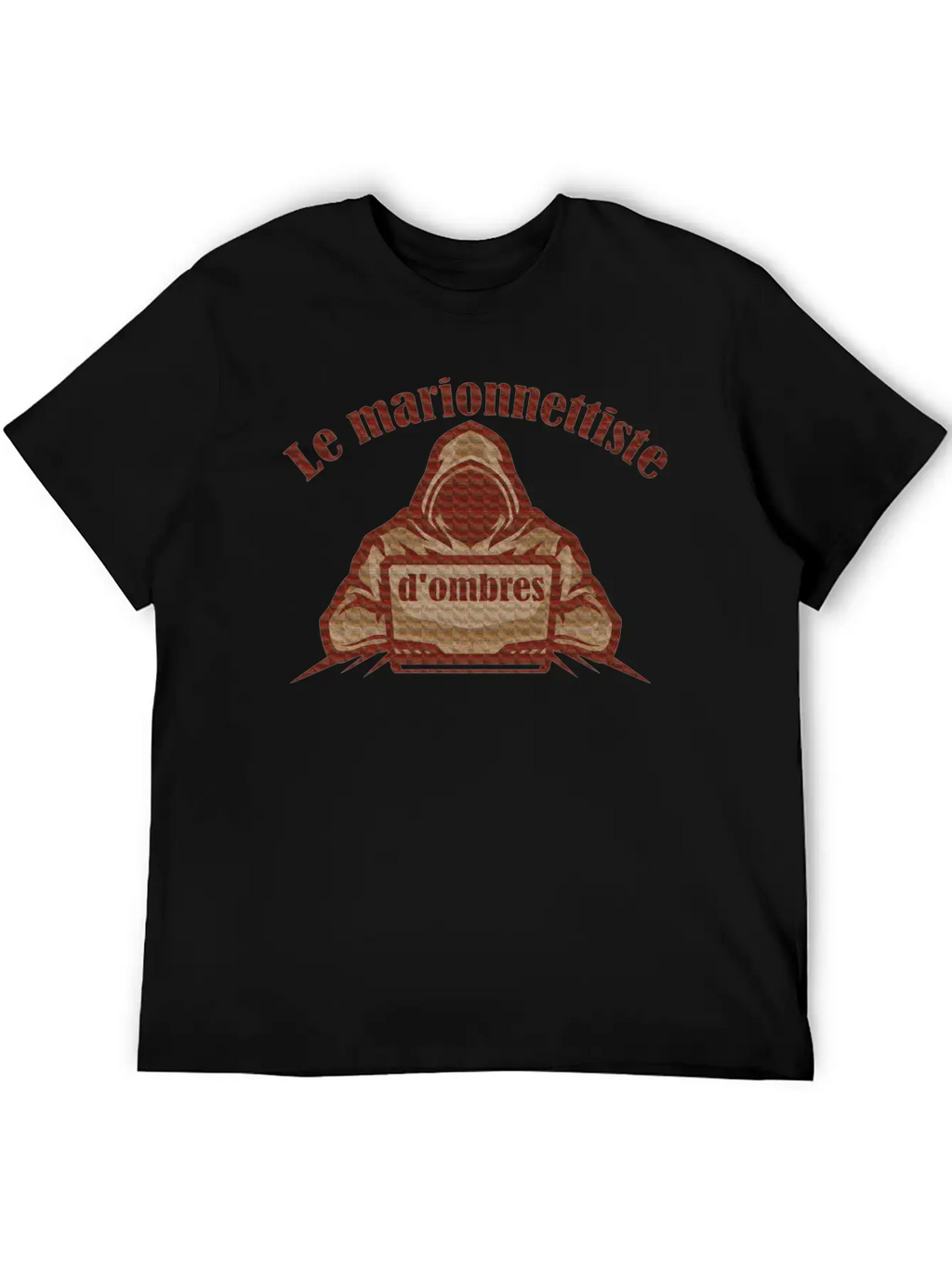 The Shadow Puppeteer | Le Marionnettiste D'ombres Unisex Short Sleeve Soft Cotton T-Shirt – Casual Everyday Wear