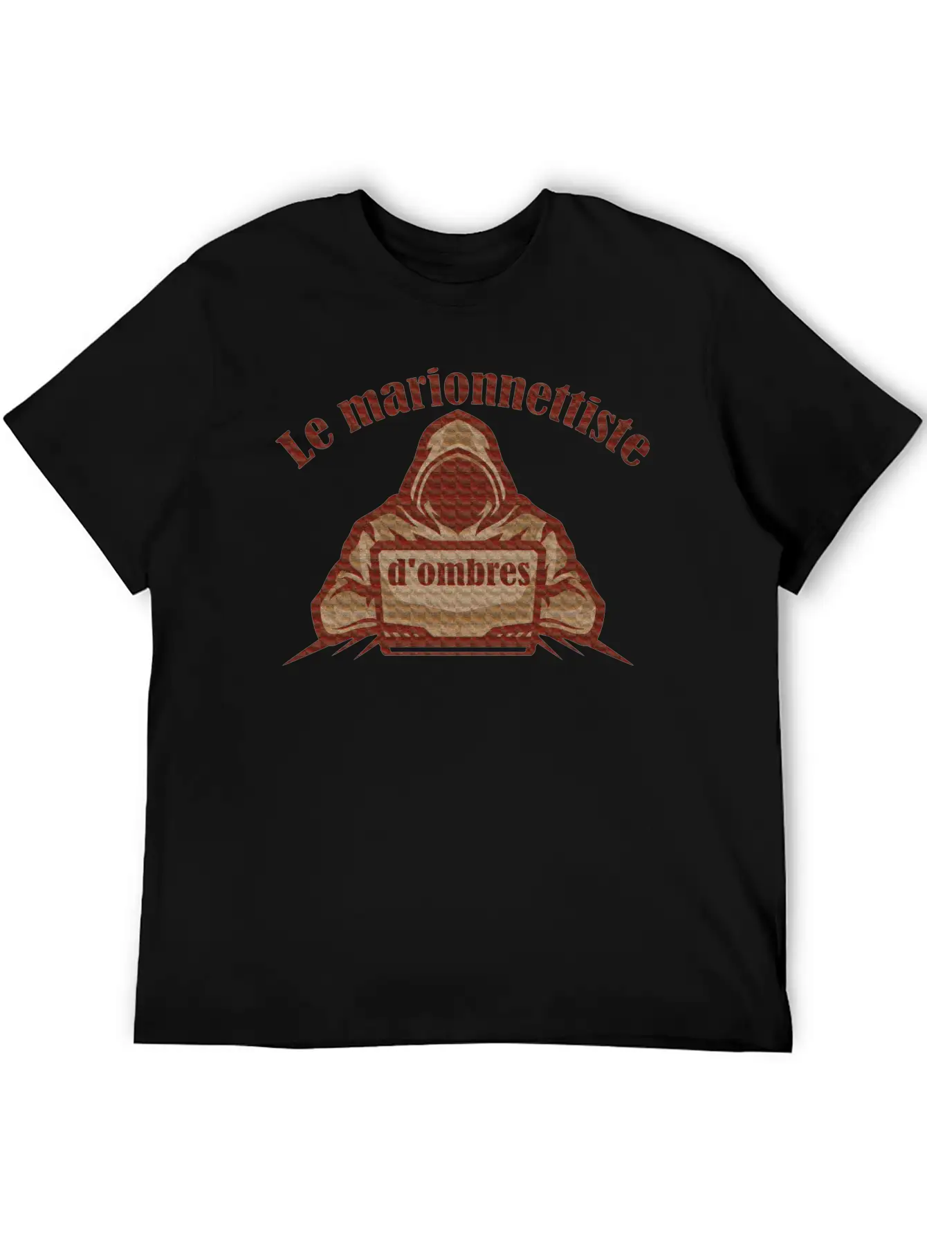 The Shadow Puppeteer | Le Marionnettiste D'ombres Unisex Short Sleeve Soft Cotton T-Shirt – Casual Everyday Wear