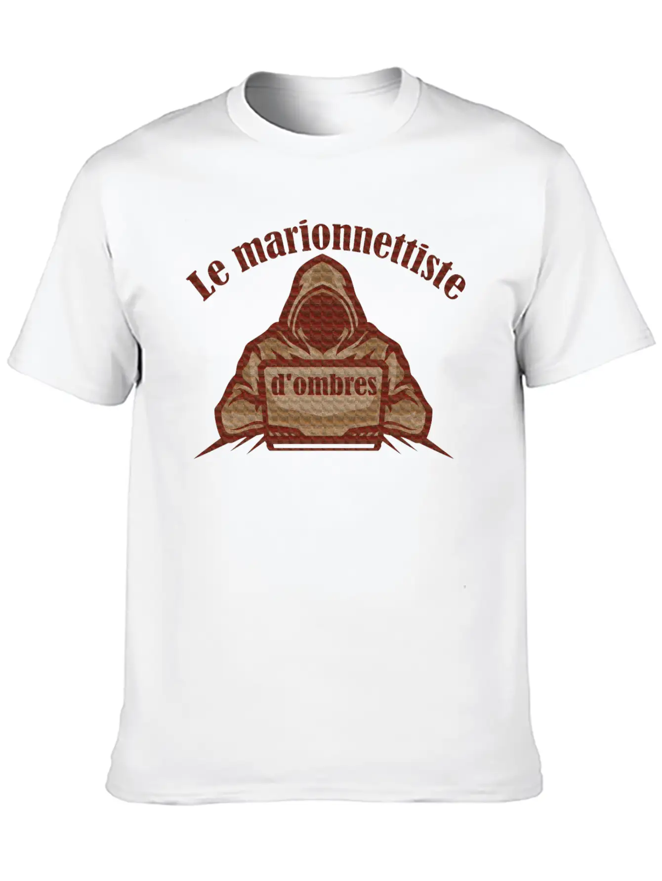 The Shadow Puppeteer | Le Marionnettiste D'ombres Unisex Short Sleeve Soft Cotton T-Shirt – Casual Everyday Wear
