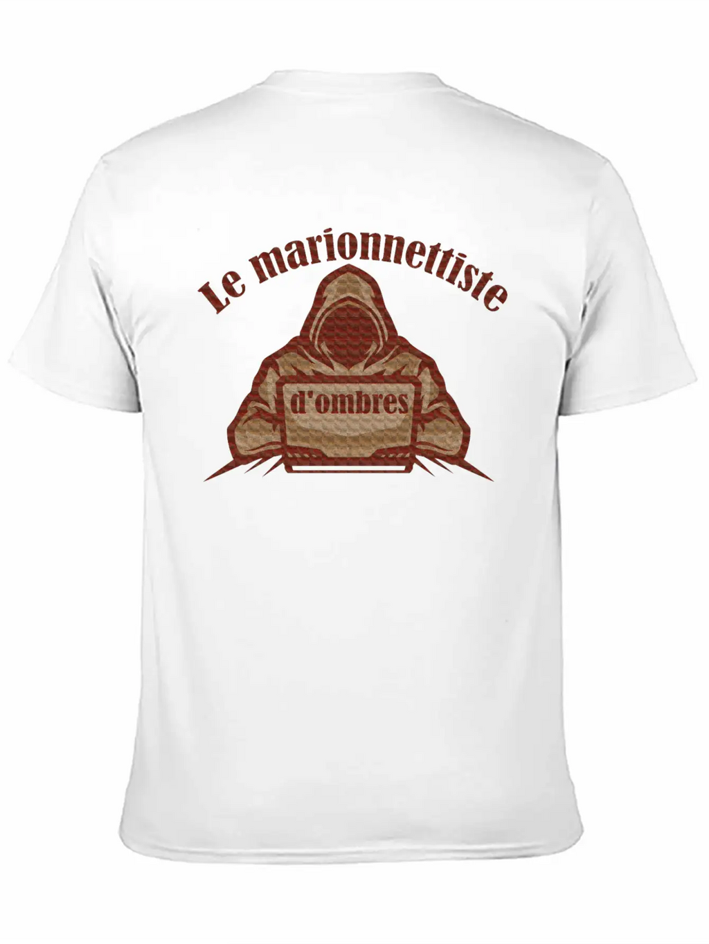 The Shadow Puppeteer | Le Marionnettiste D'ombres Unisex Short Sleeve Soft Cotton T-Shirt – Casual Everyday Wear