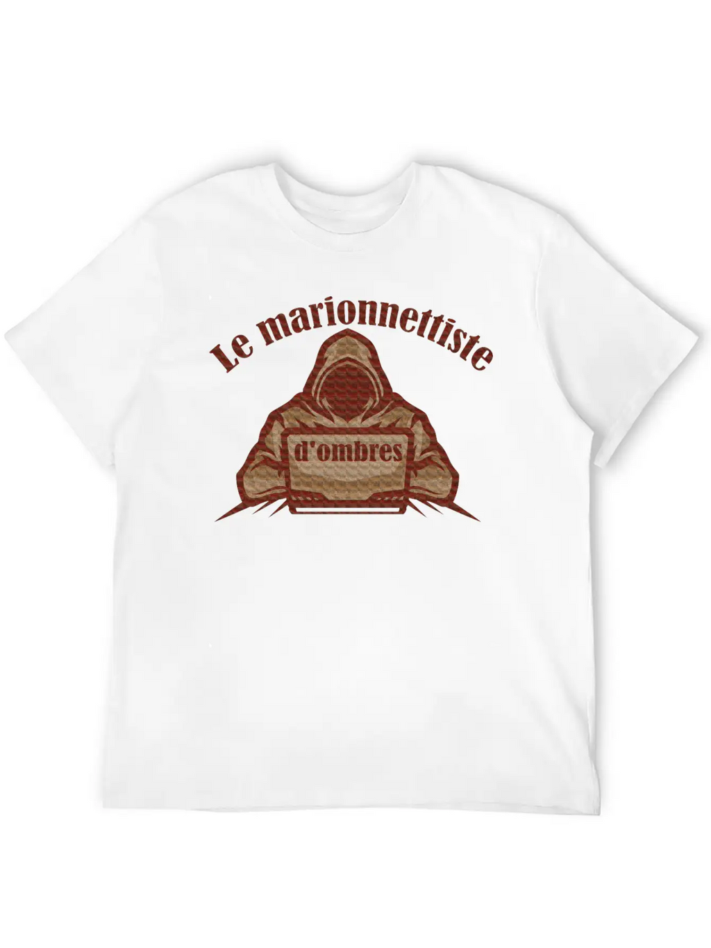 The Shadow Puppeteer | Le Marionnettiste D'ombres Unisex Short Sleeve Soft Cotton T-Shirt – Casual Everyday Wear