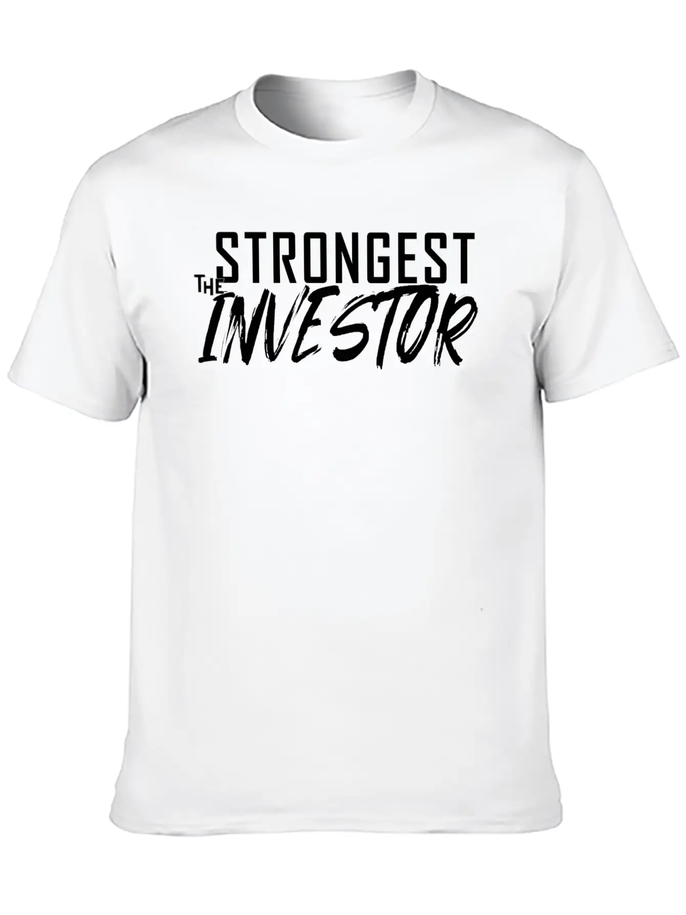 The Strongest Investor Unisex Short Sleeve Soft Cotton T-Shirt – Casual Everyday Wear
