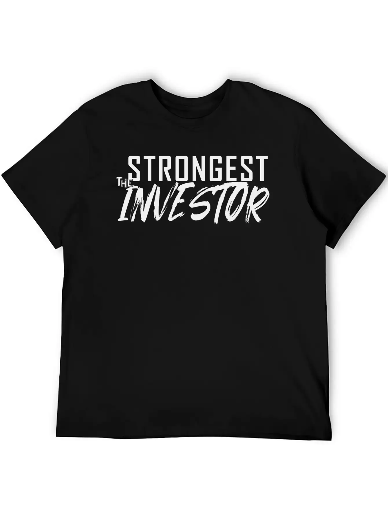 The Strongest Investor Unisex Short Sleeve Soft Cotton T-Shirt – Casual Everyday Wear