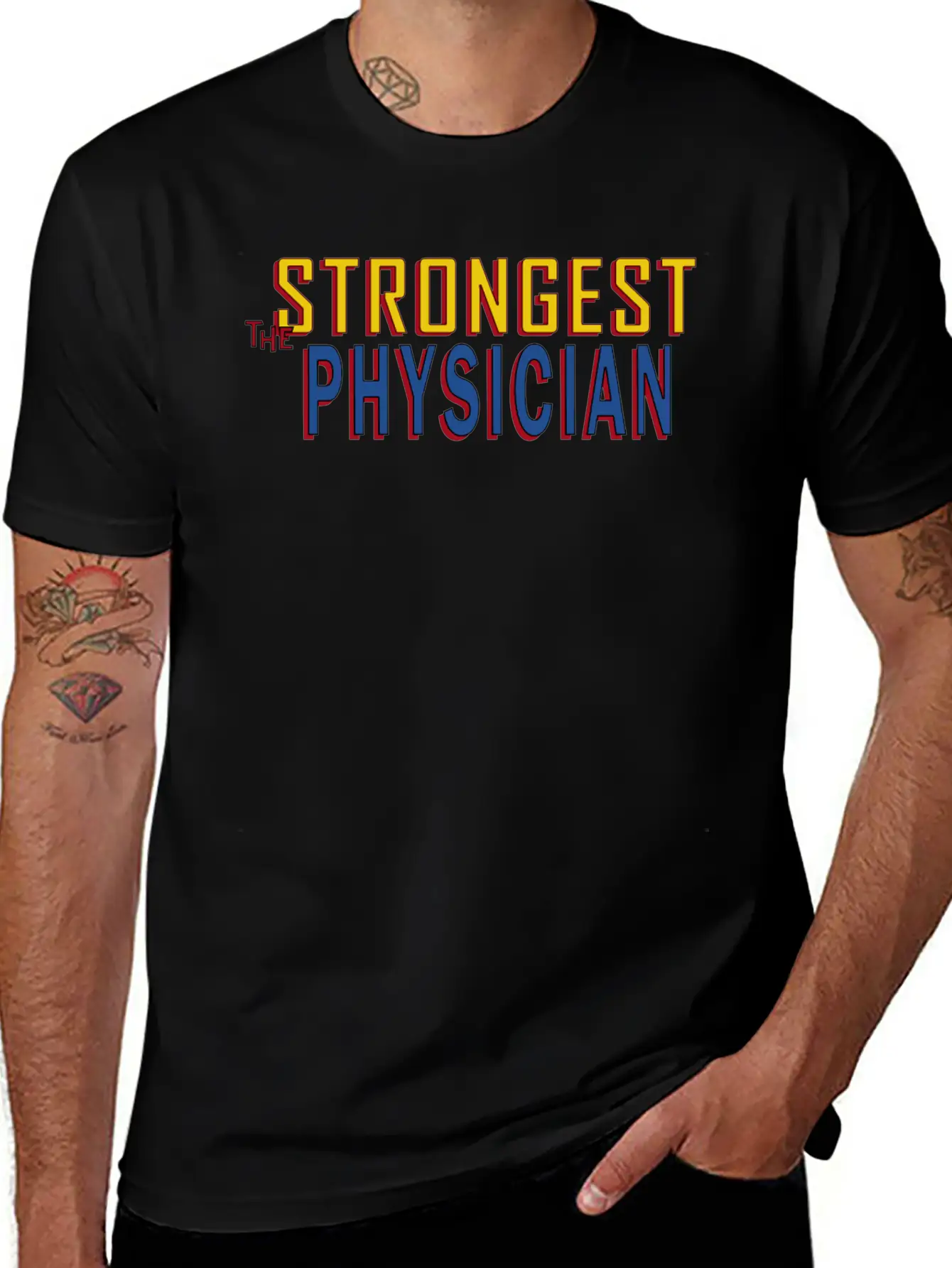 The Strongest Physician Breathable Soft Cotton T-Shirt – Timeless Casual Look