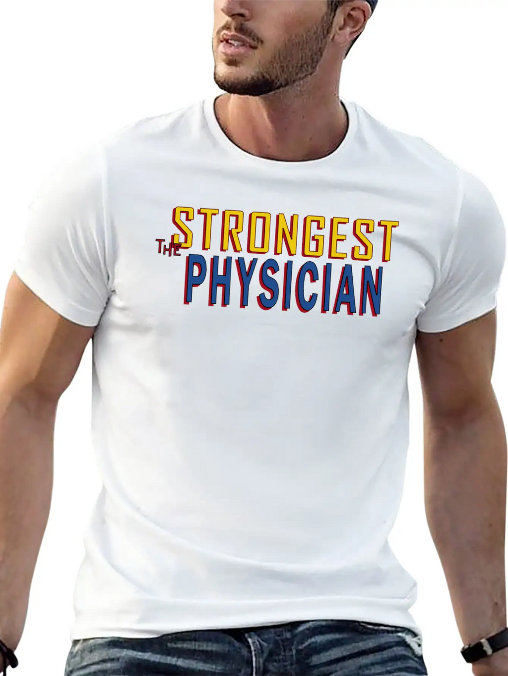 The Strongest Physician Breathable Soft Cotton T-Shirt – Timeless Casual Look