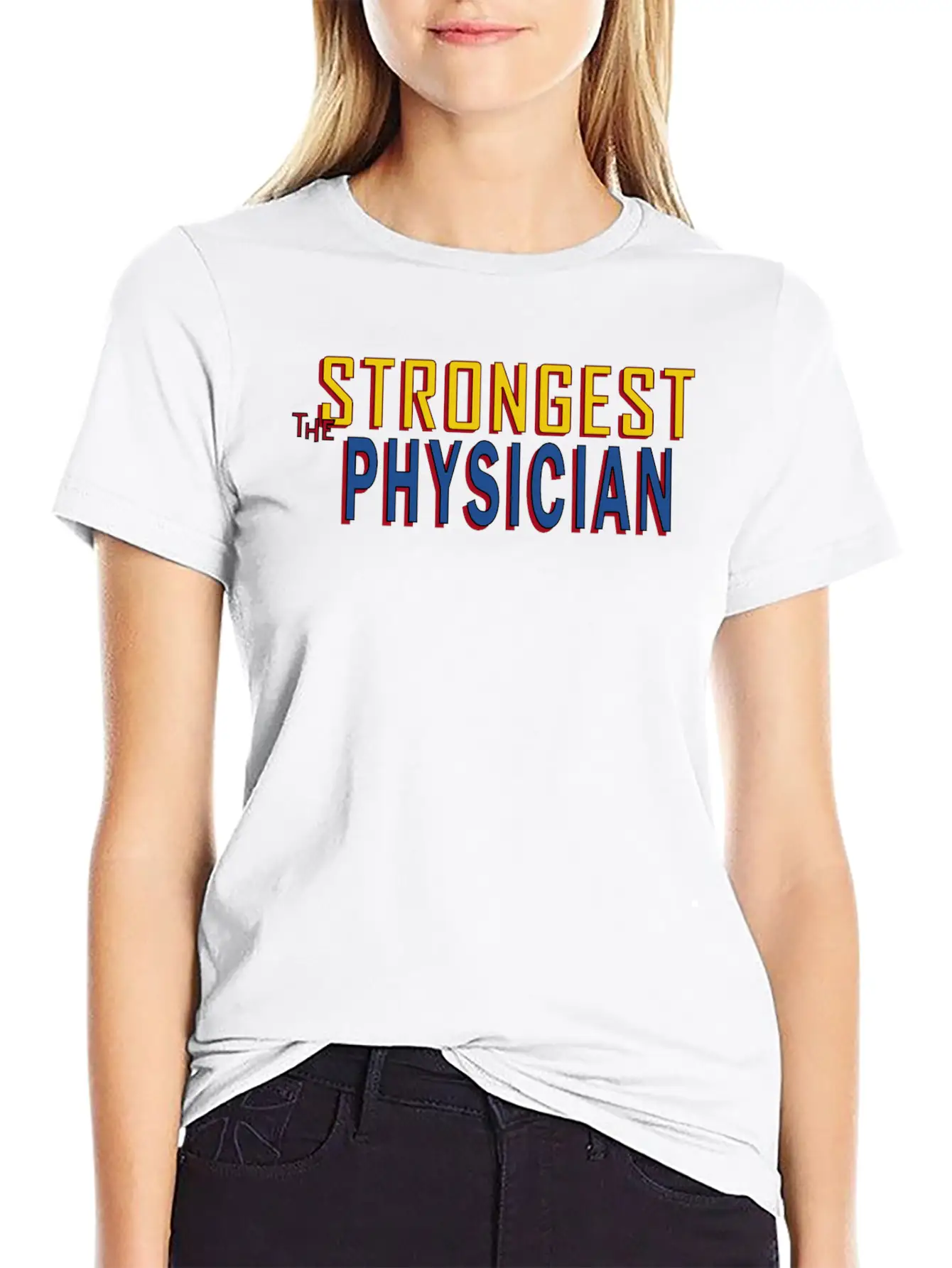 The Strongest Physician Breathable Soft Cotton T-Shirt – Timeless Casual Look