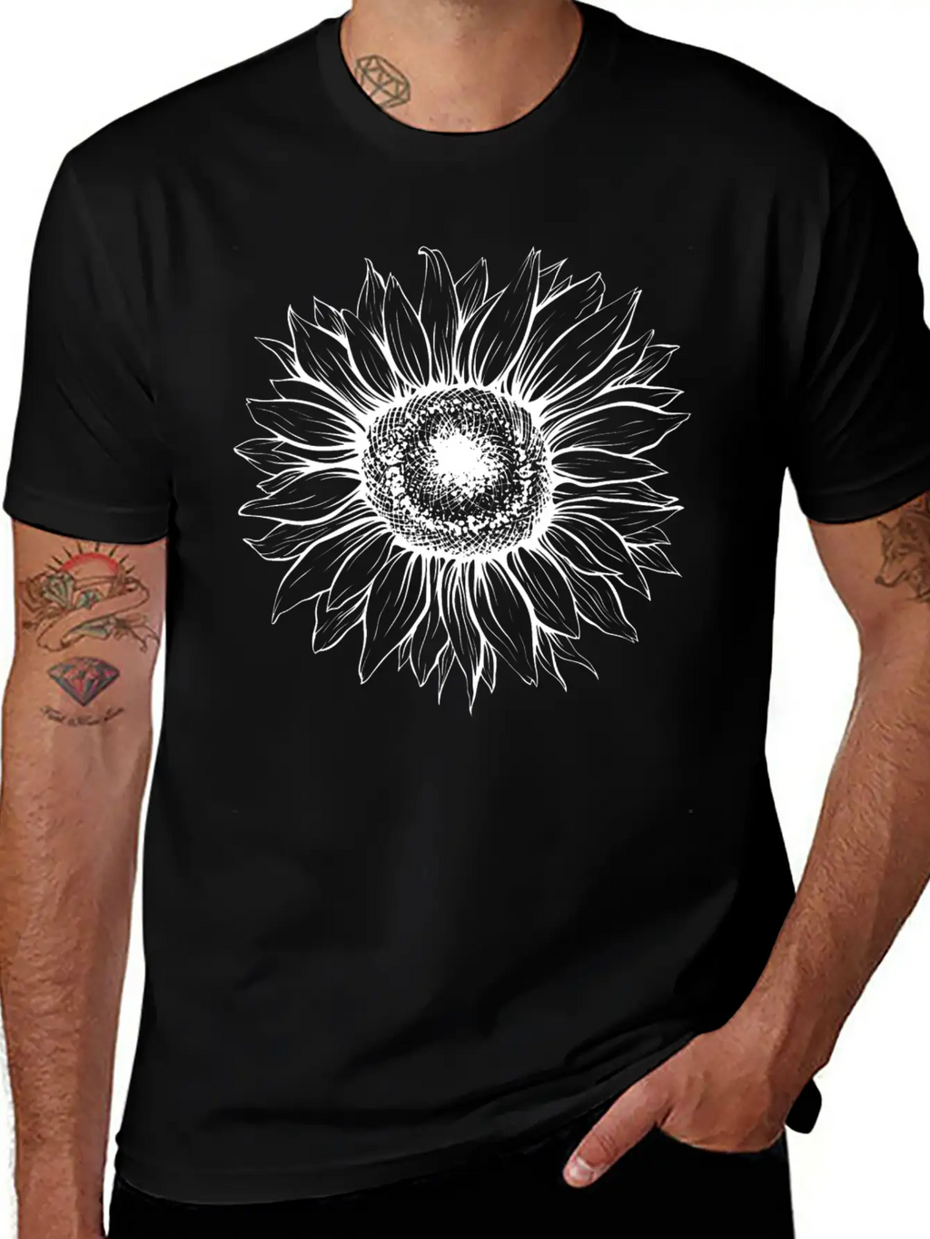The Summer Sunflower. Unisex Short Sleeve Soft Cotton T-Shirt – Casual Everyday Wear