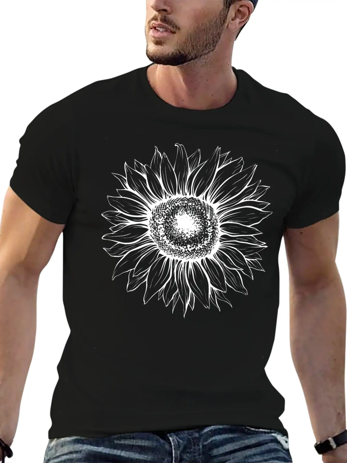 The Summer Sunflower. Unisex Short Sleeve Soft Cotton T-Shirt – Casual Everyday Wear