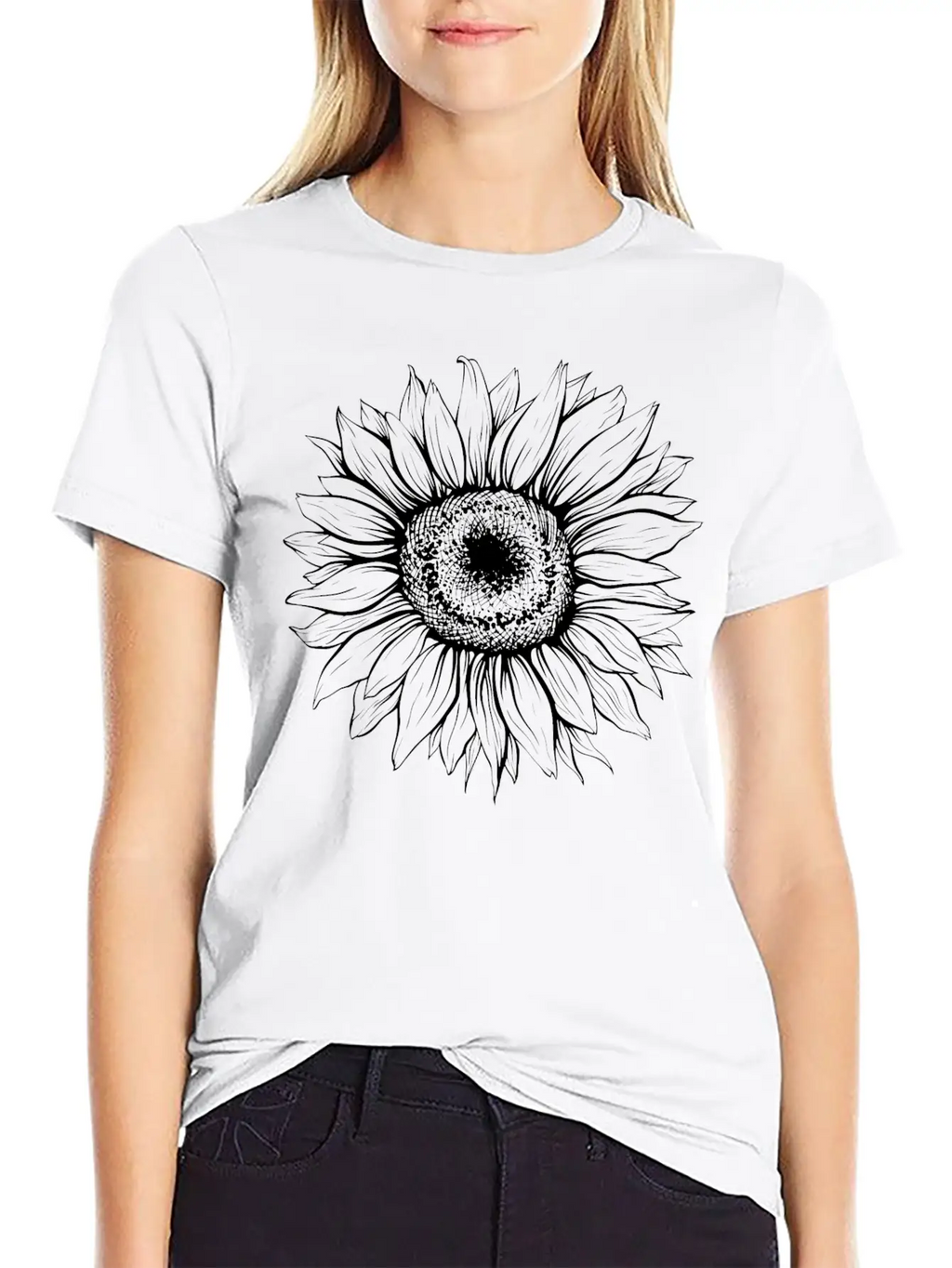The Summer Sunflower. Unisex Short Sleeve Soft Cotton T-Shirt – Casual Everyday Wear