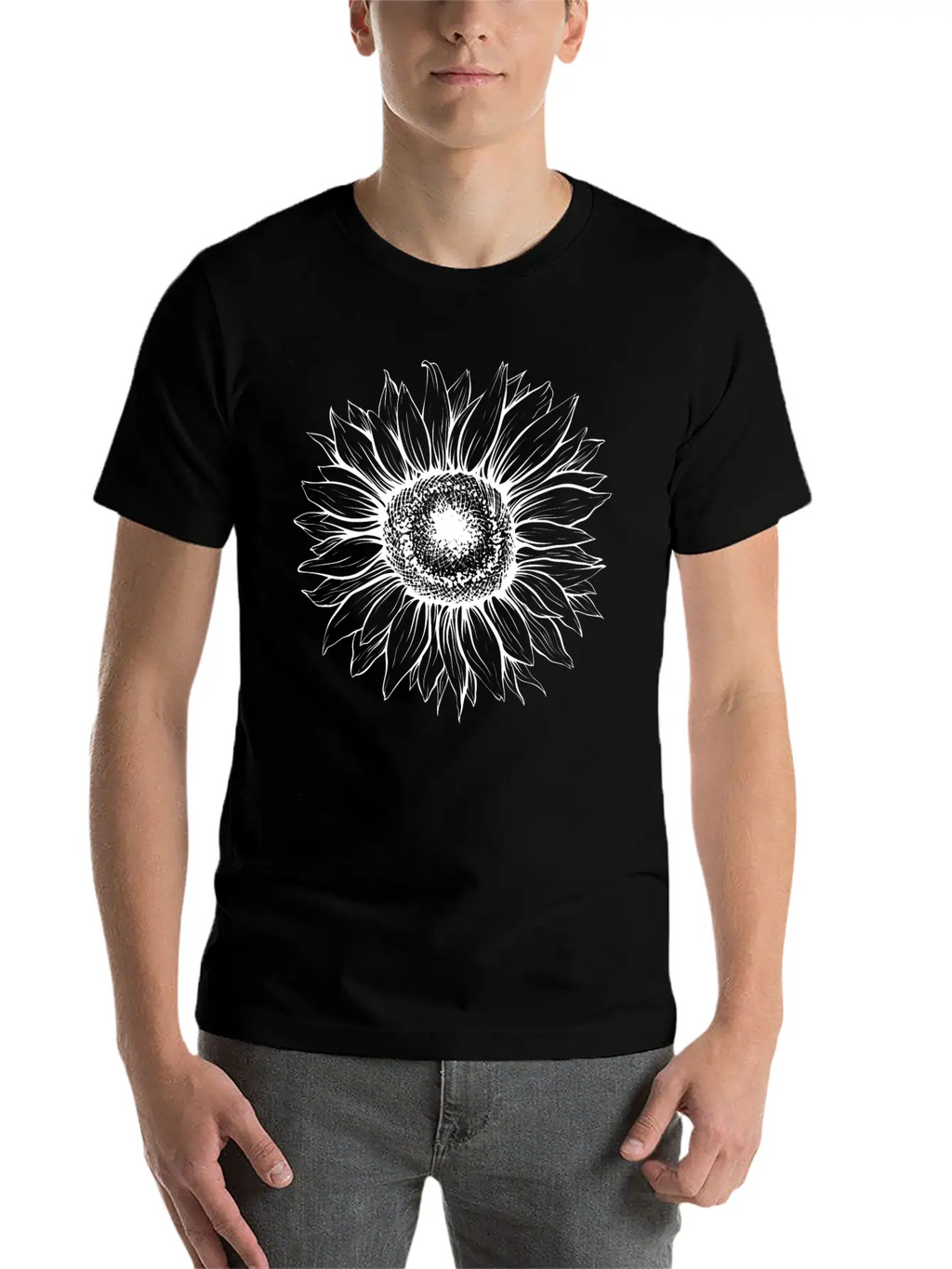The Summer Sunflower. Unisex Short Sleeve Soft Cotton T-Shirt – Casual Everyday Wear