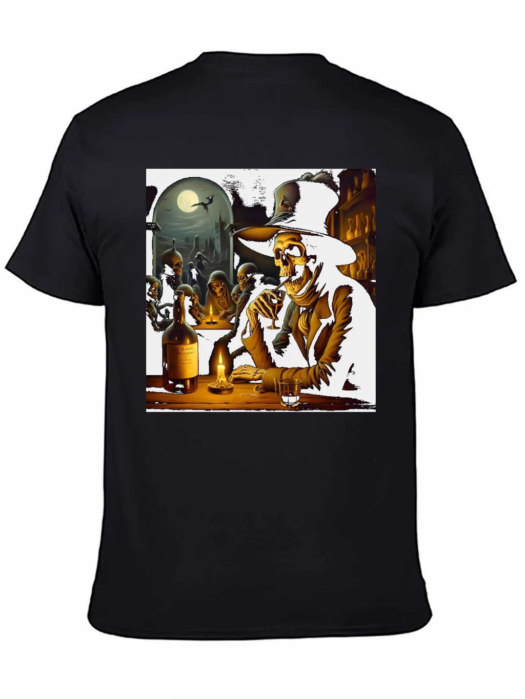 The Tavern Of Lost Souls: A Toast To The Afterlife Unisex Short Sleeve Soft Cotton T-Shirt – Casual Everyday Wear