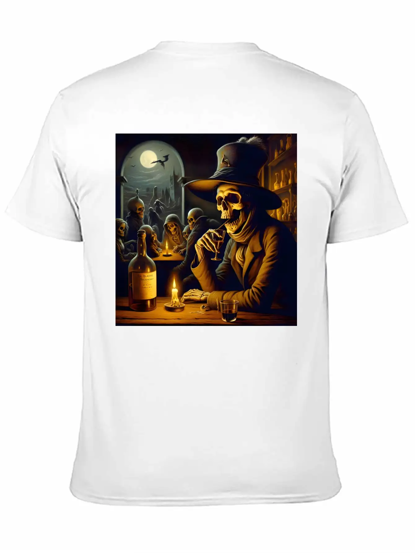 The Tavern Of Lost Souls: A Toast To The Afterlife Unisex Short Sleeve Soft Cotton T-Shirt – Casual Everyday Wear