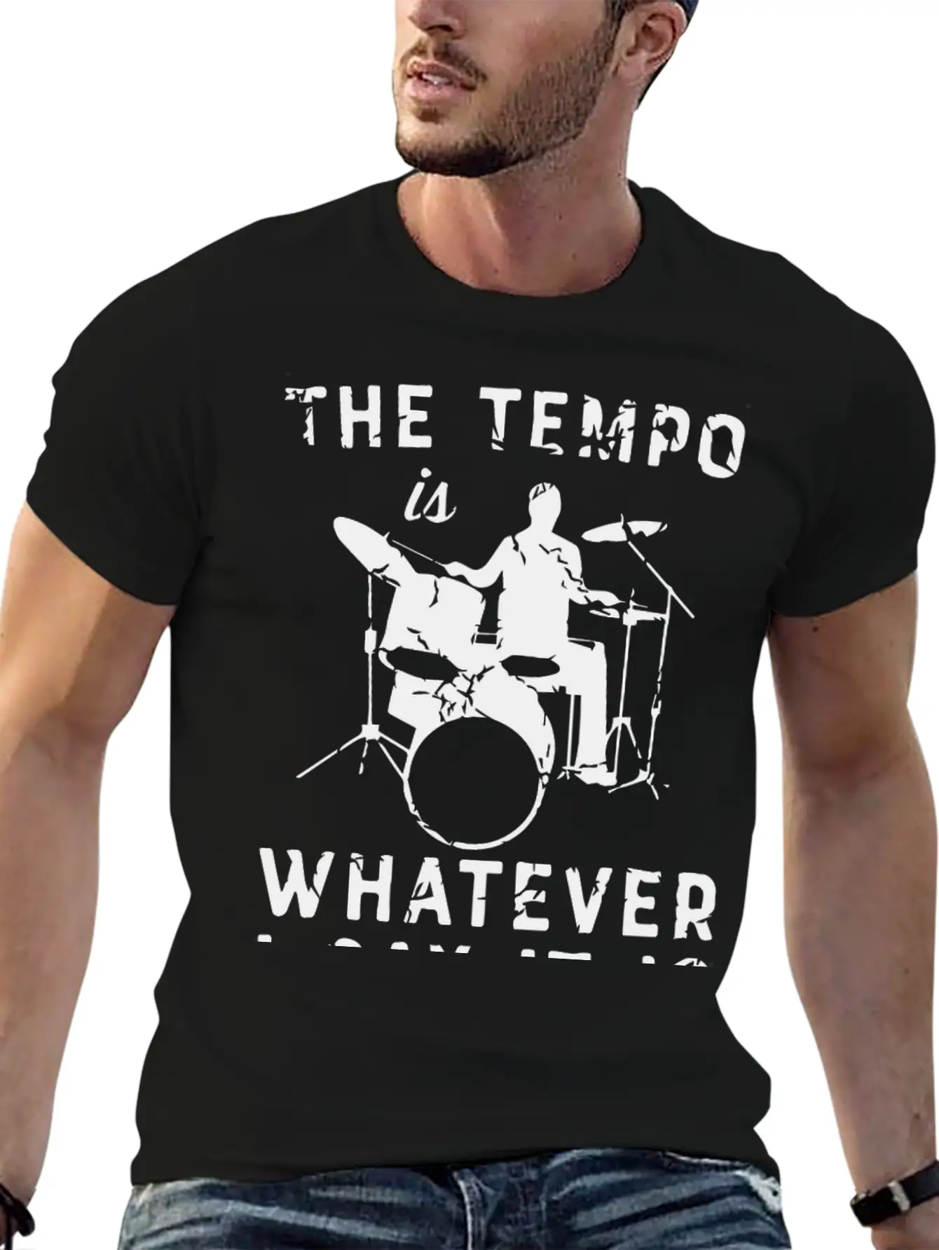The Tempo Is Whatever I Say It Is Unisex Casual T-Shirt – Clean Design For Daily Comfort