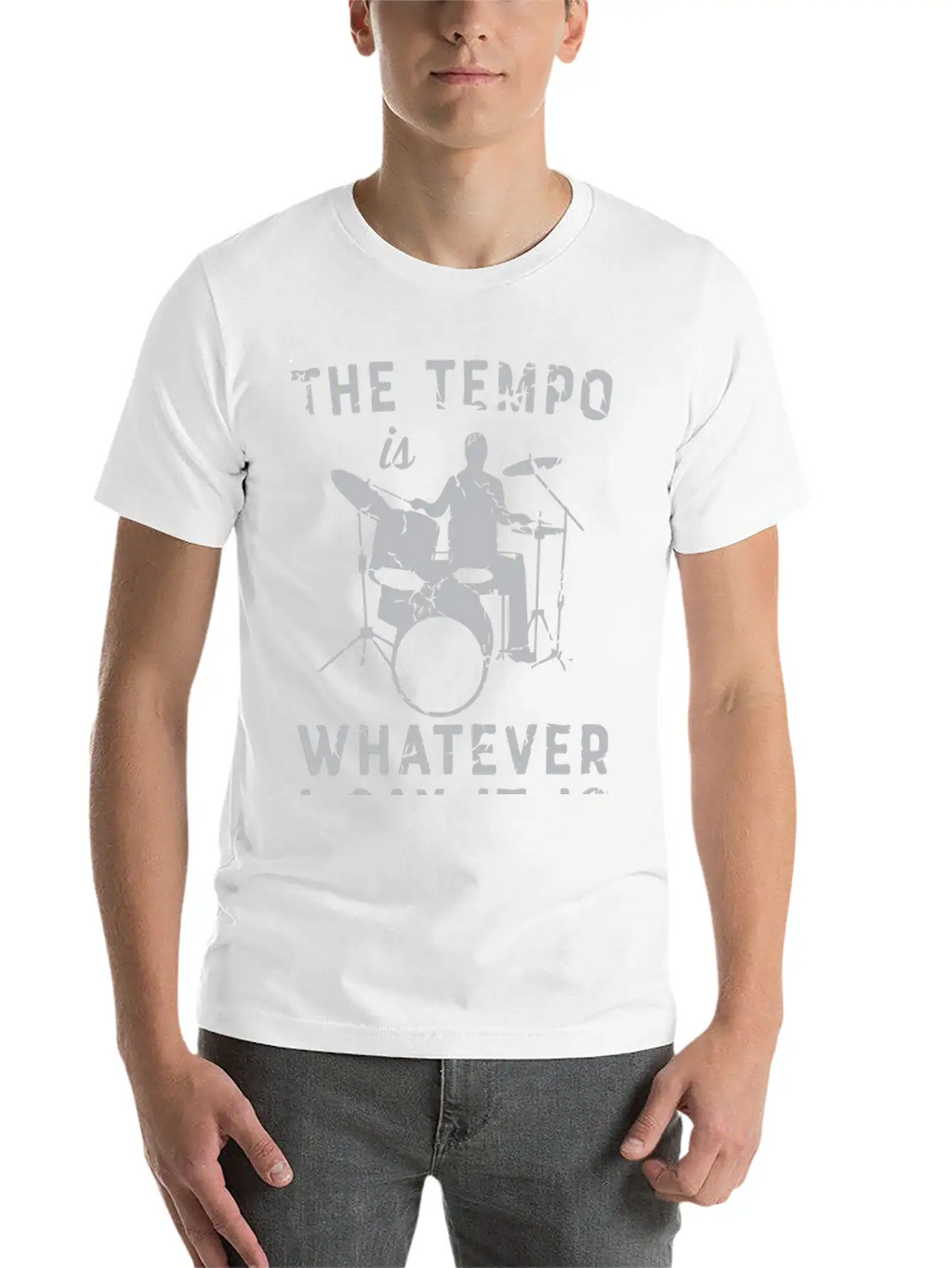 The Tempo Is Whatever I Say It Is Unisex Casual T-Shirt – Clean Design For Daily Comfort