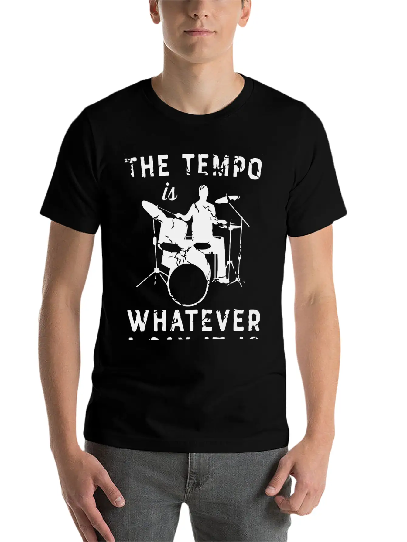 The Tempo Is Whatever I Say It Is Unisex Casual T-Shirt – Clean Design For Daily Comfort