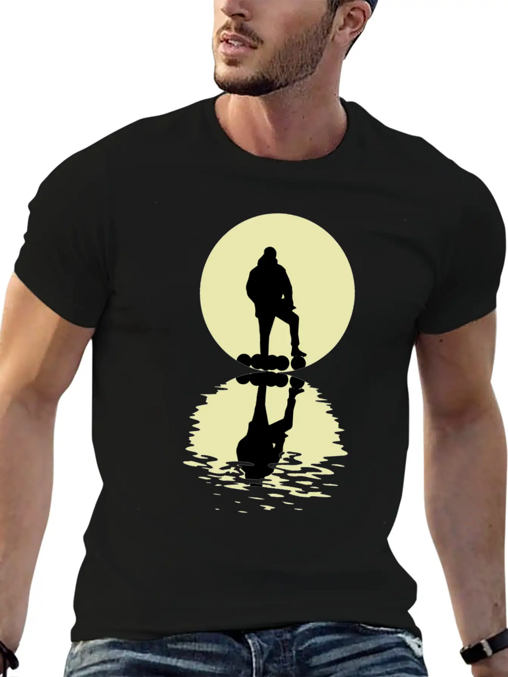 The Trainer And The Moon Unisex Casual T-Shirt – Clean Design For Daily Comfort