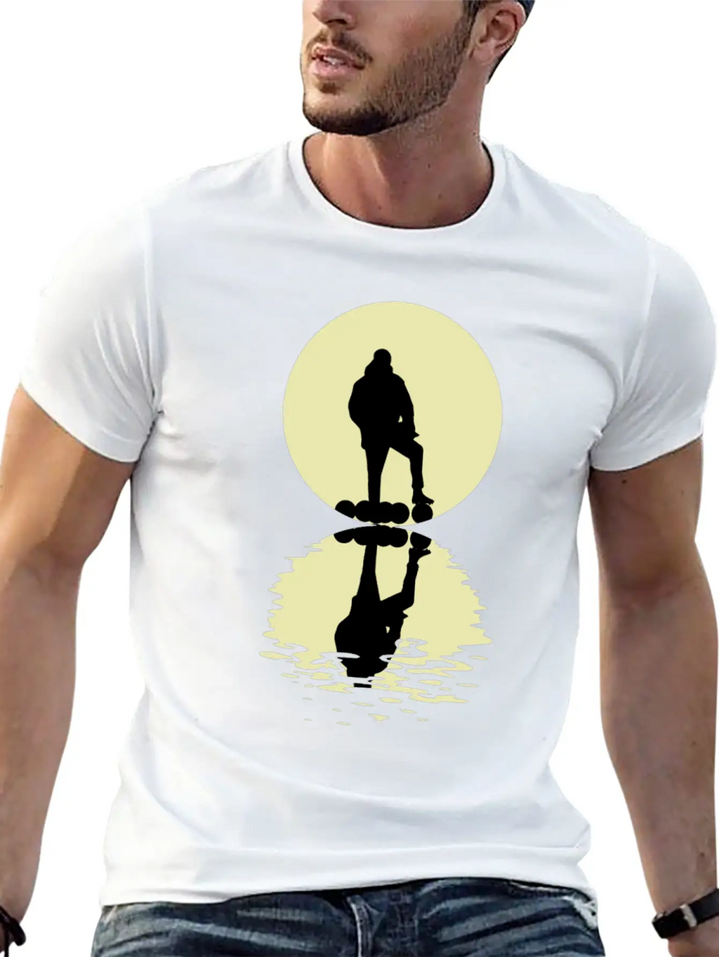 The Trainer And The Moon Unisex Casual T-Shirt – Clean Design For Daily Comfort