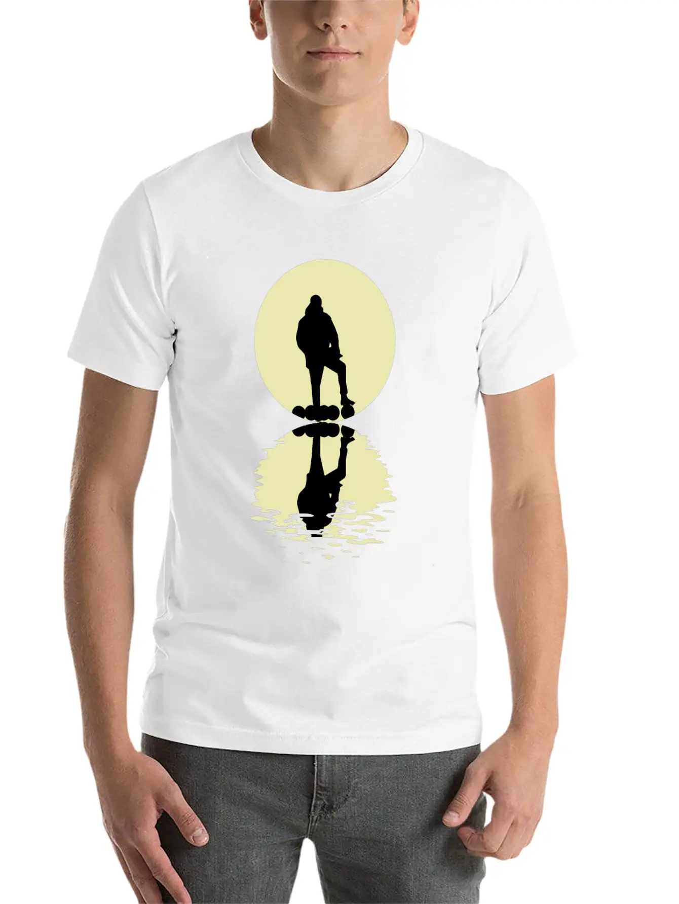 The Trainer And The Moon Unisex Casual T-Shirt – Clean Design For Daily Comfort