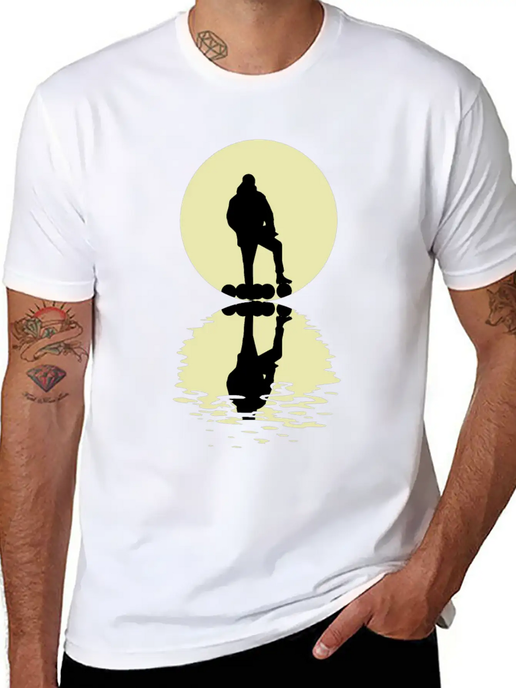 The Trainer And The Moon Unisex Casual T-Shirt – Clean Design For Daily Comfort