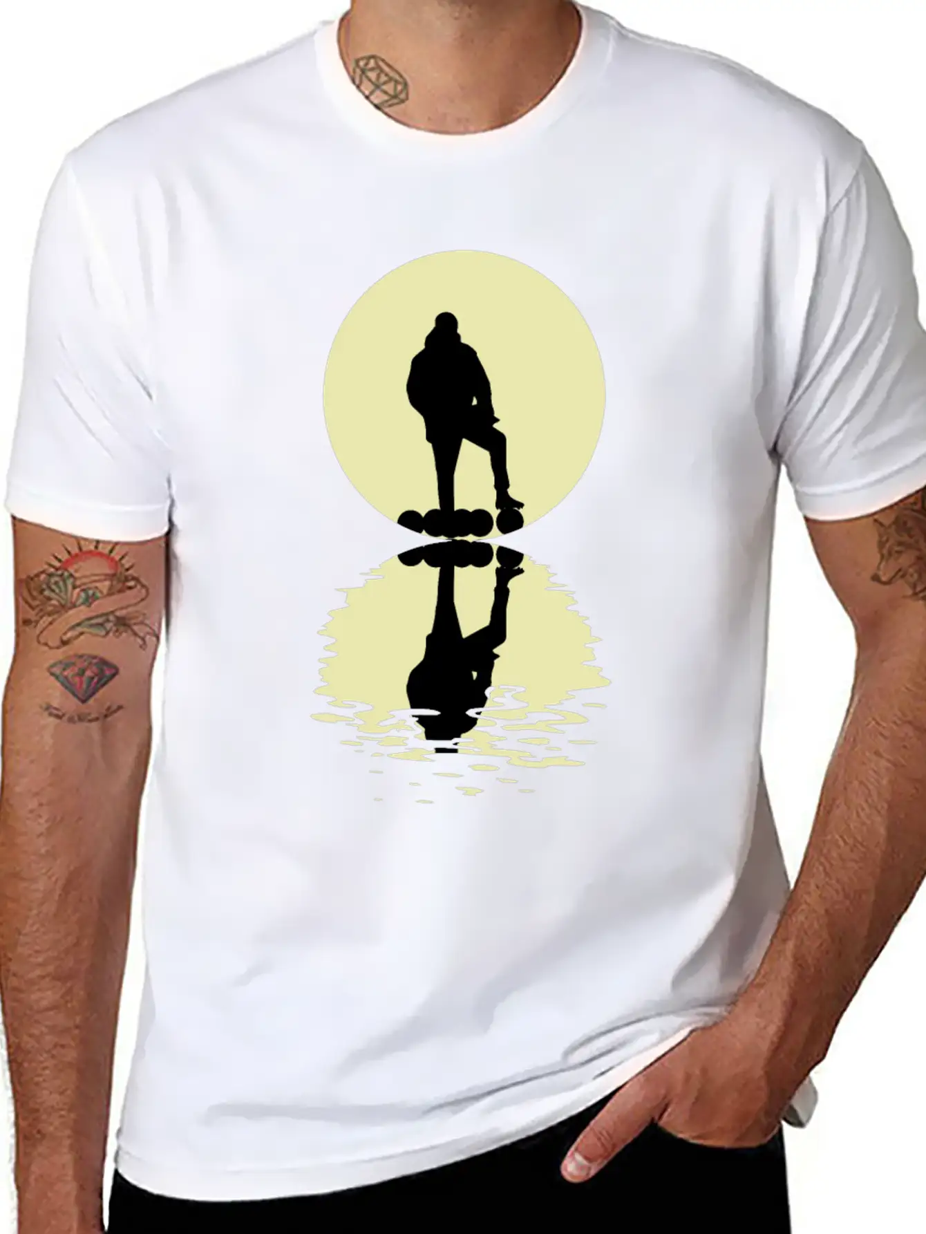 The Trainer And The Moon Unisex Casual T-Shirt – Clean Design For Daily Comfort