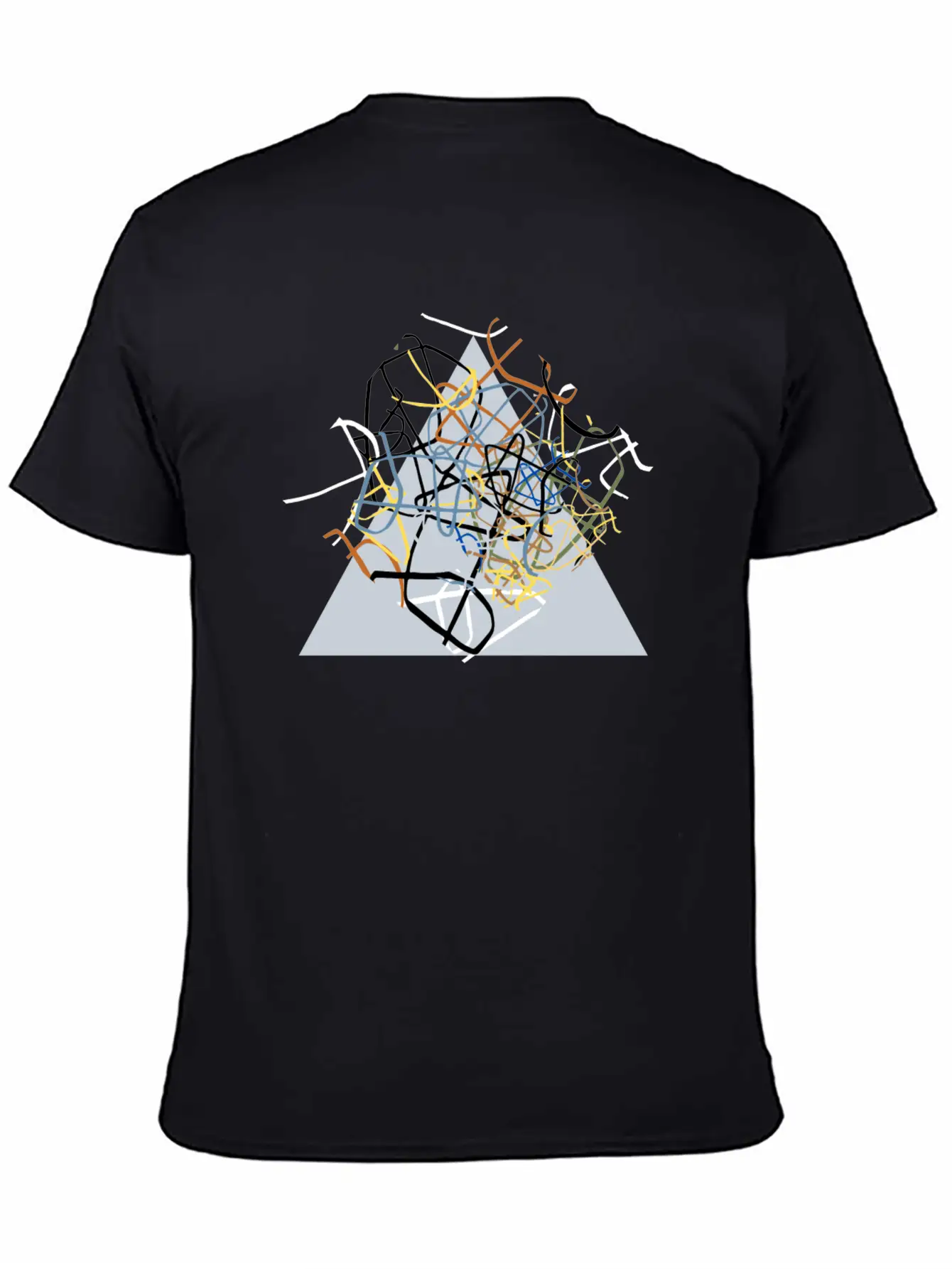 The Triangle Unisex Short Sleeve Soft Cotton T-Shirt – Casual Everyday Wear
