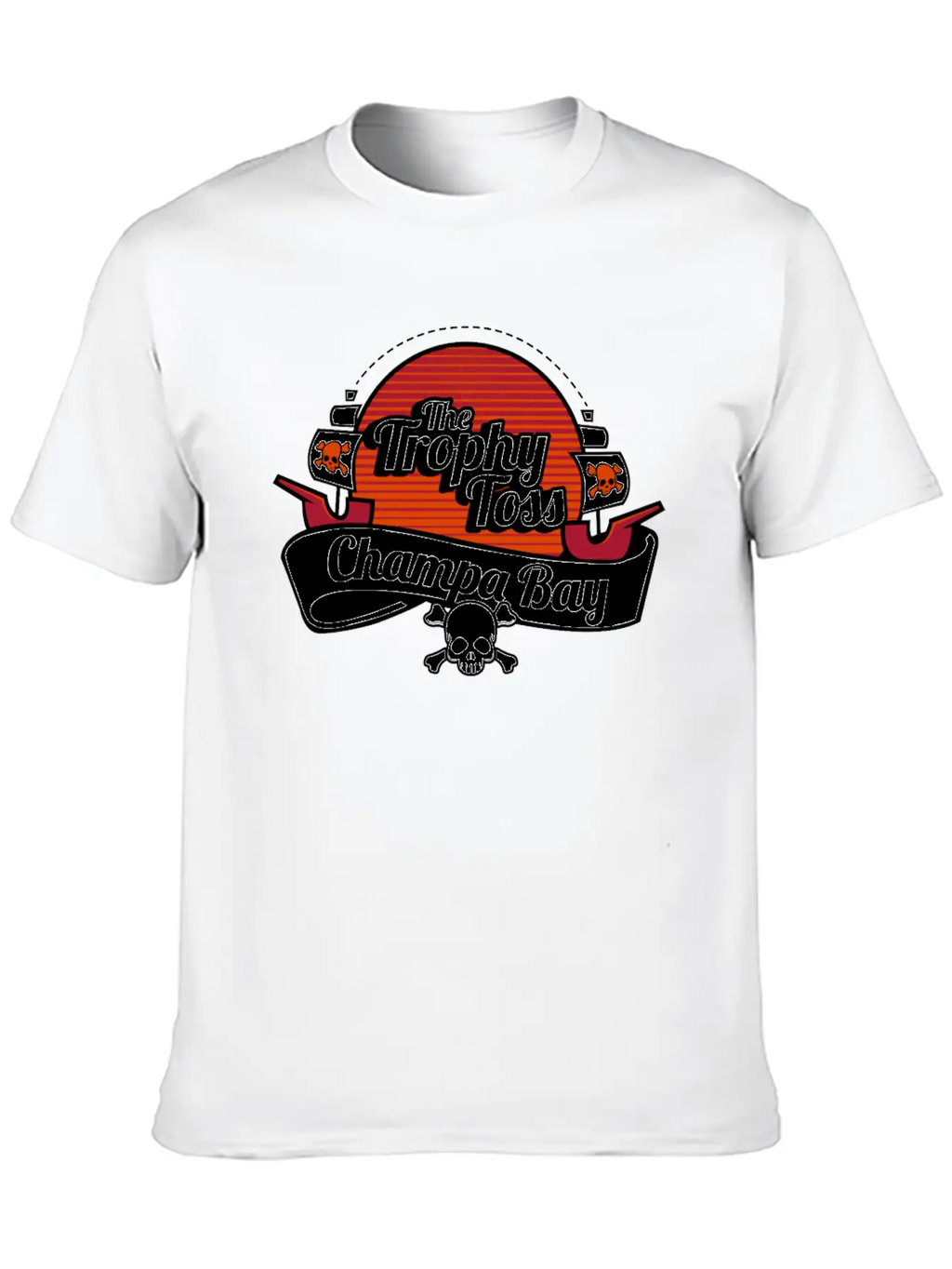 The Trophy Toss Champa Bay Breathable Soft Cotton T-Shirt – Timeless Casual Look