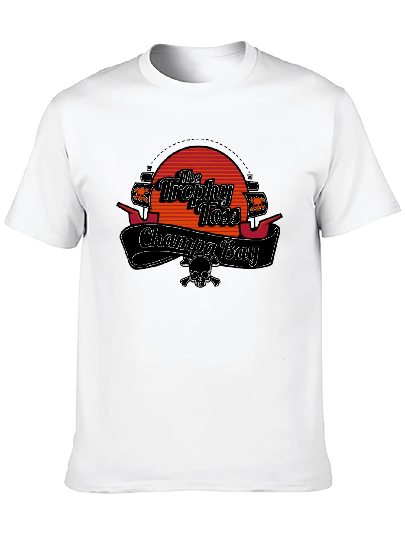 The Trophy Toss Champa Bay Breathable Soft Cotton T-Shirt – Timeless Casual Look